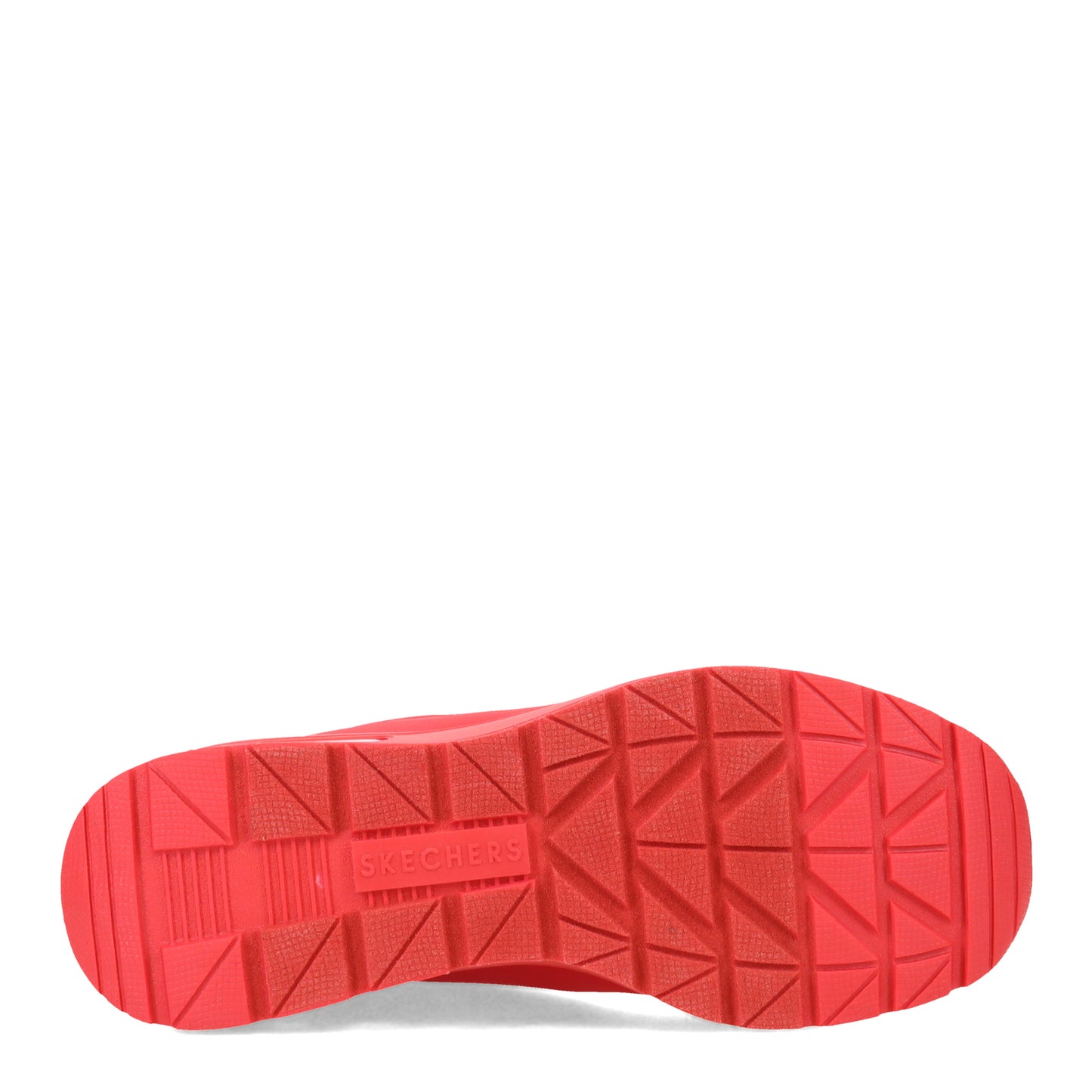 Peltz Shoes Women's Skechers Street Million Air - Elevated Air Sneaker Red 155401-RED