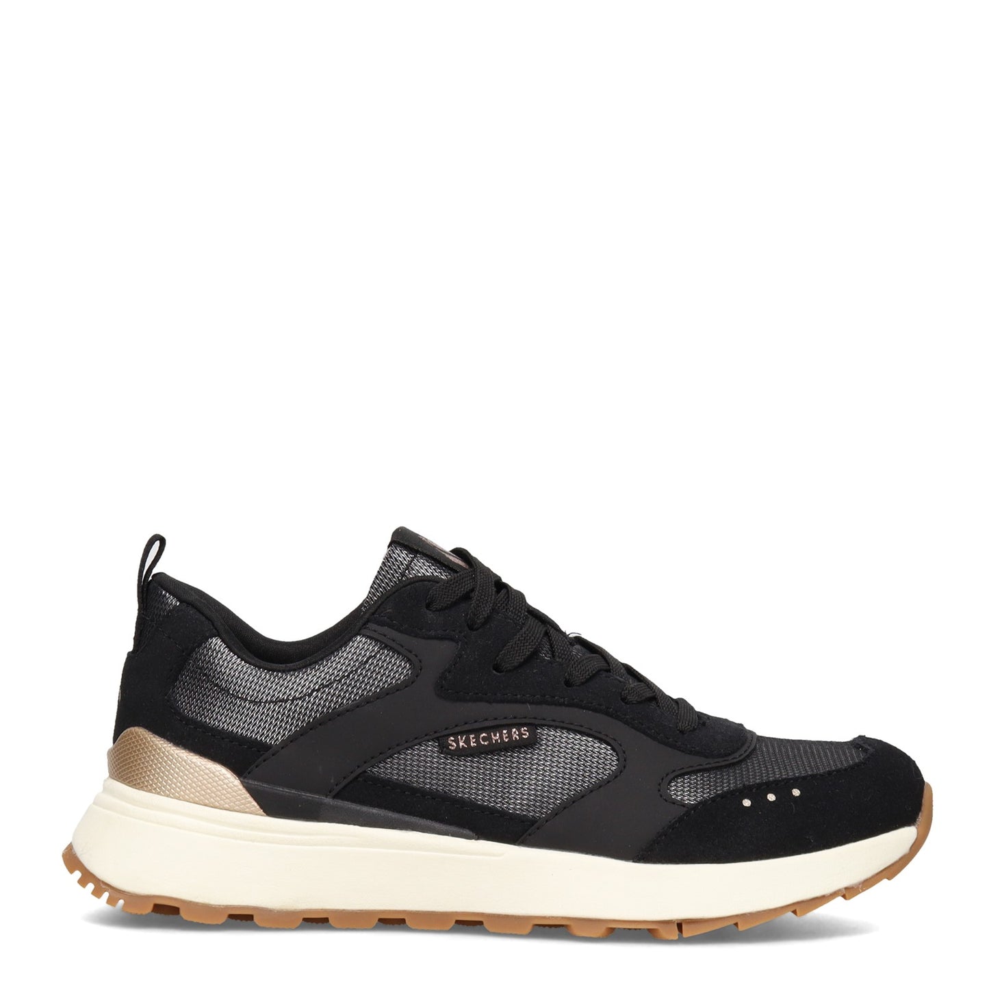 Peltz Shoes Women's Skechers Street Sunny Street - Sunshine Steps Sneaker BLACK 155423-BLK