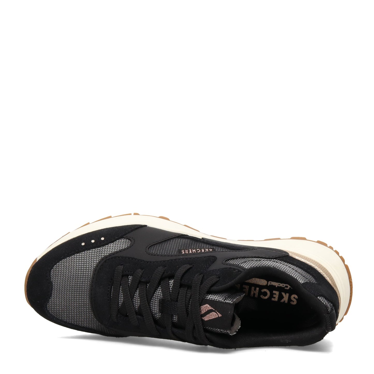 Peltz Shoes Women's Skechers Street Sunny Street - Sunshine Steps Sneaker BLACK 155423-BLK
