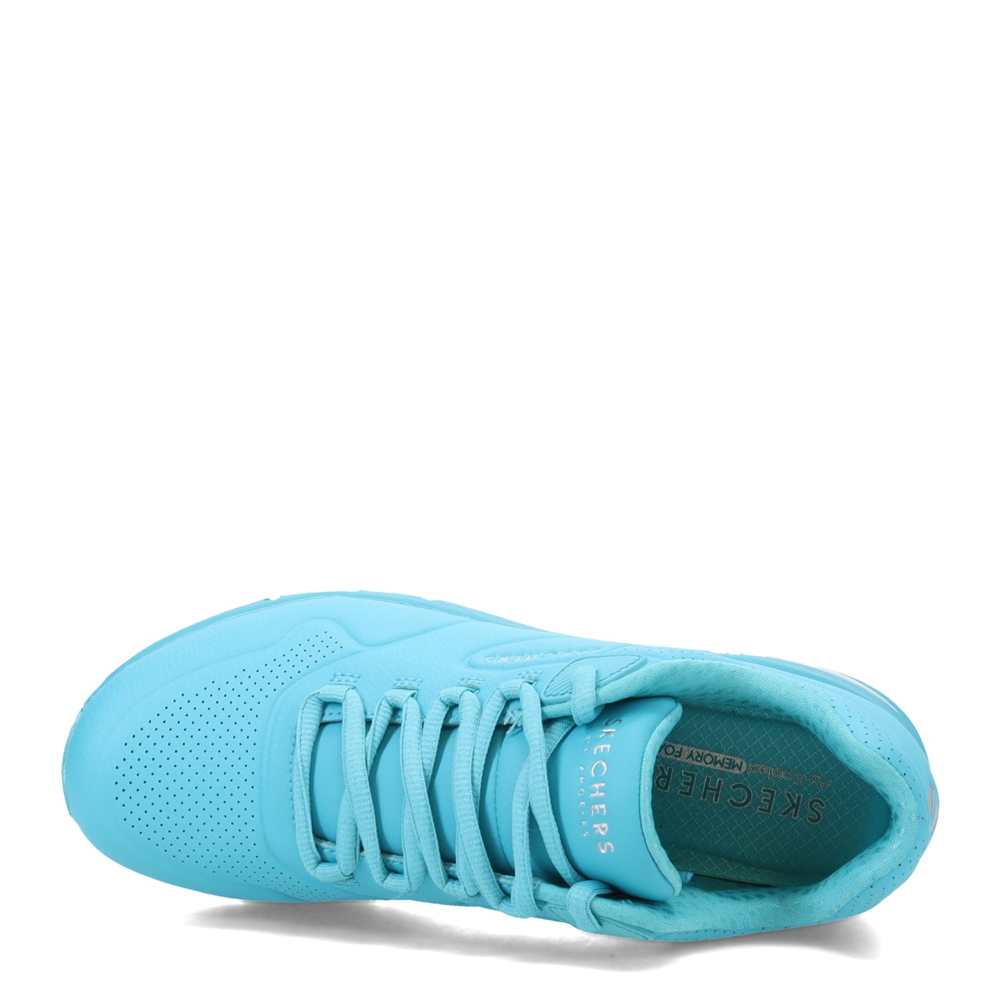 Peltz Shoes Women's Skechers Street Uno 2 - Air Around You Sneaker Aqua 155543-AQUA