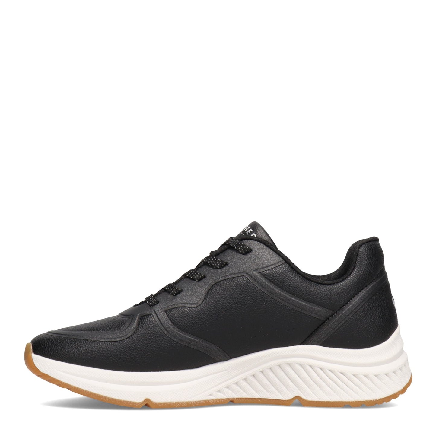 Peltz Shoes Women's Skechers Street Arch Fit: S-Miles - Mile Makers Sneaker Black 155570-BLK