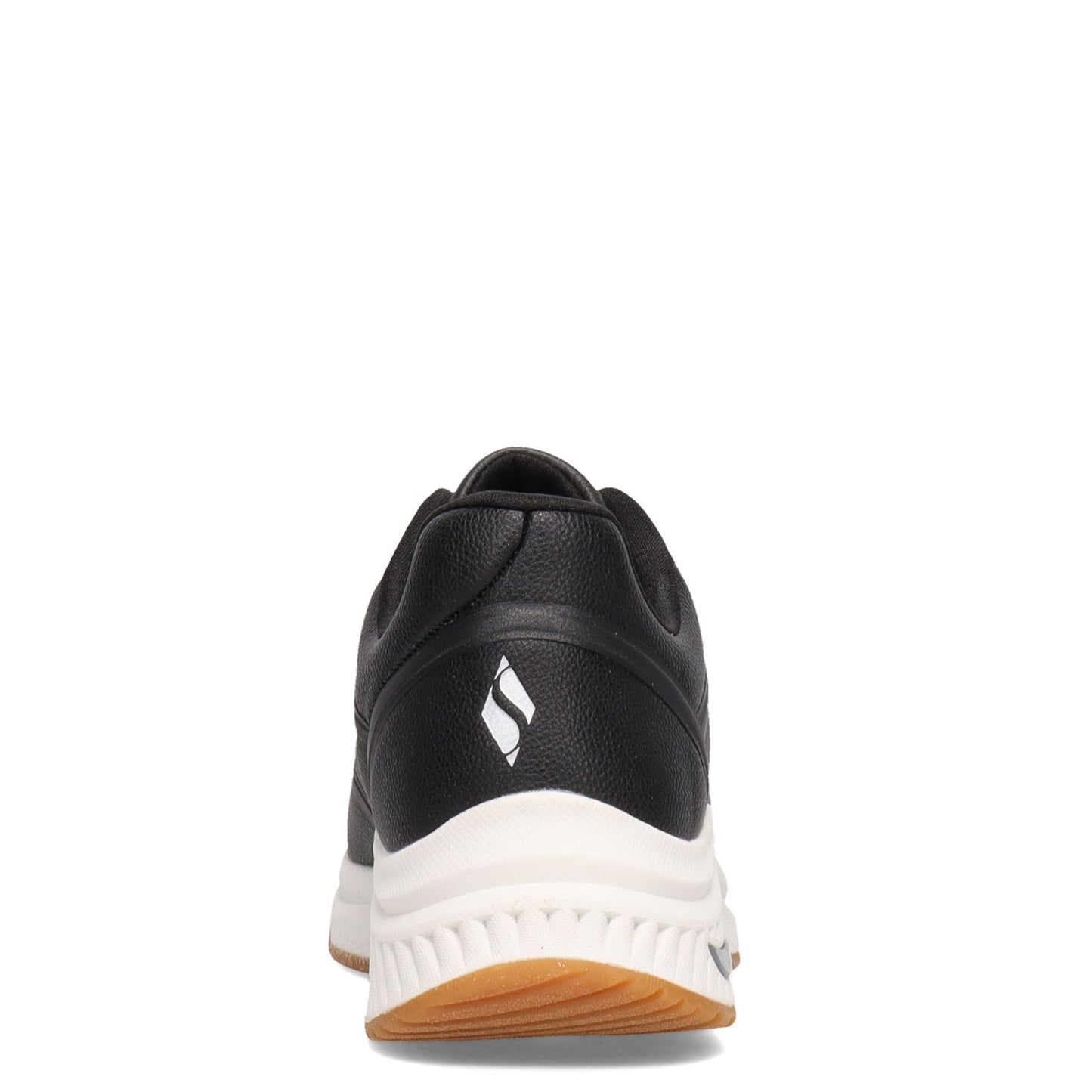 Peltz Shoes Women's Skechers Street Arch Fit: S-Miles - Mile Makers Sneaker Black 155570-BLK