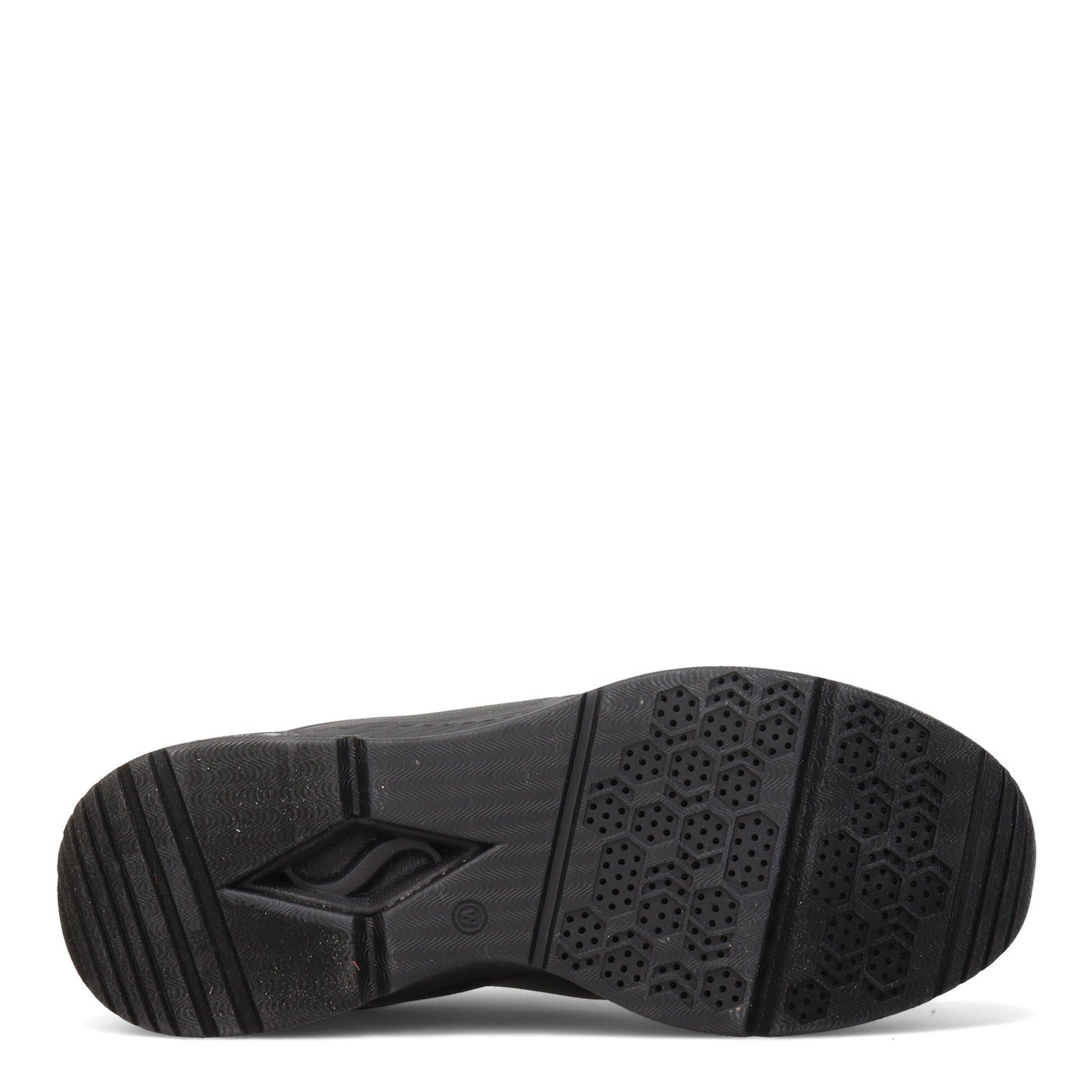Peltz Shoes Women's Skechers Street Arch Fit: S-Miles - Mile Makers Sneaker - Wide Width Black 155570W-BBK