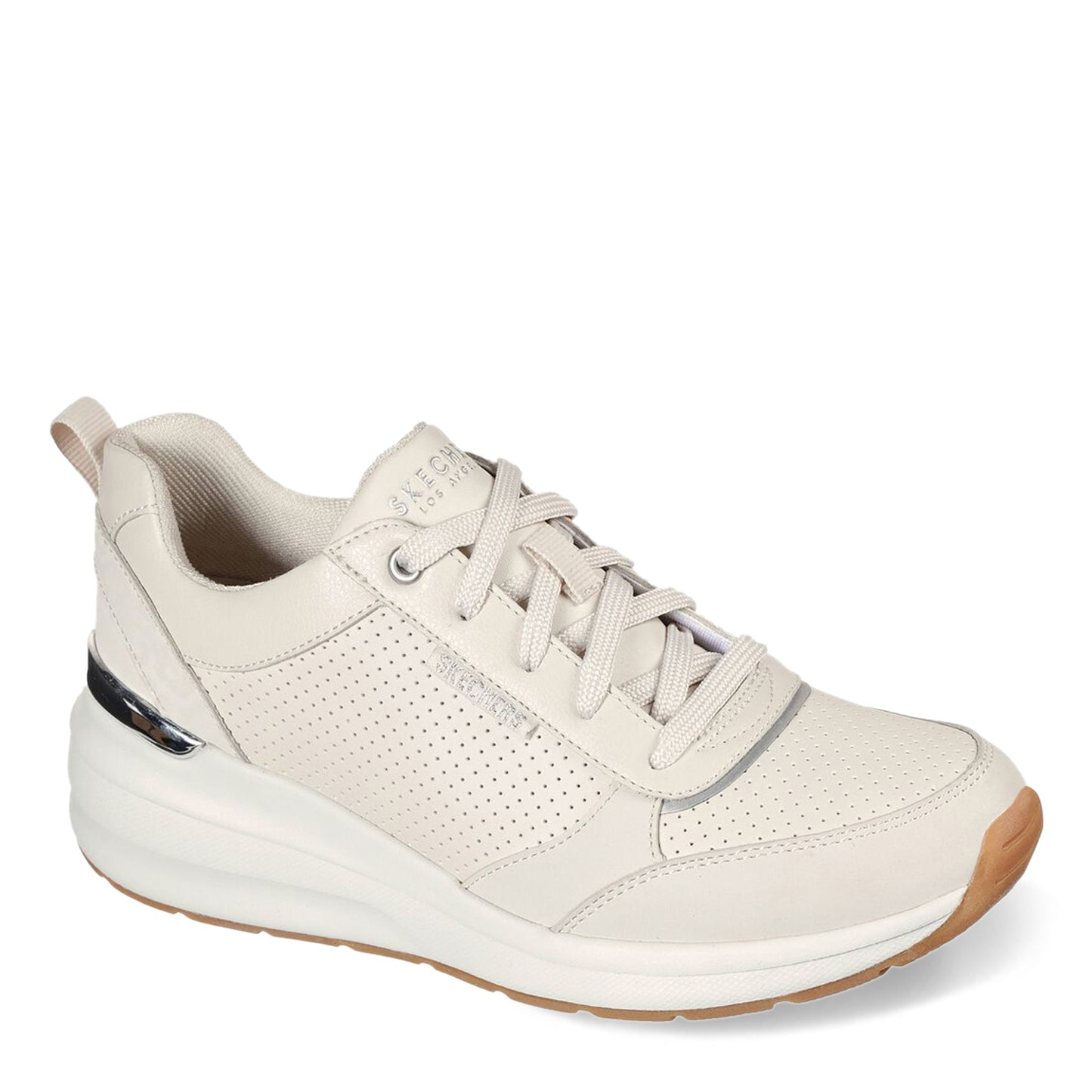 Peltz Shoes Women's Skechers Street Billion - Subtle Spots Sneaker Off White Multi 155616-OFWT