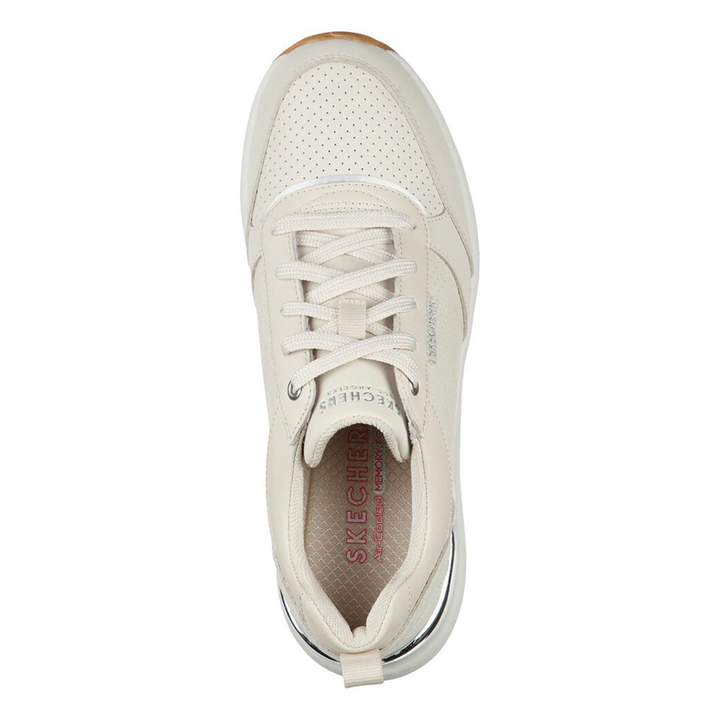 Peltz Shoes Women's Skechers Street Billion - Subtle Spots Sneaker Off White Multi 155616-OFWT