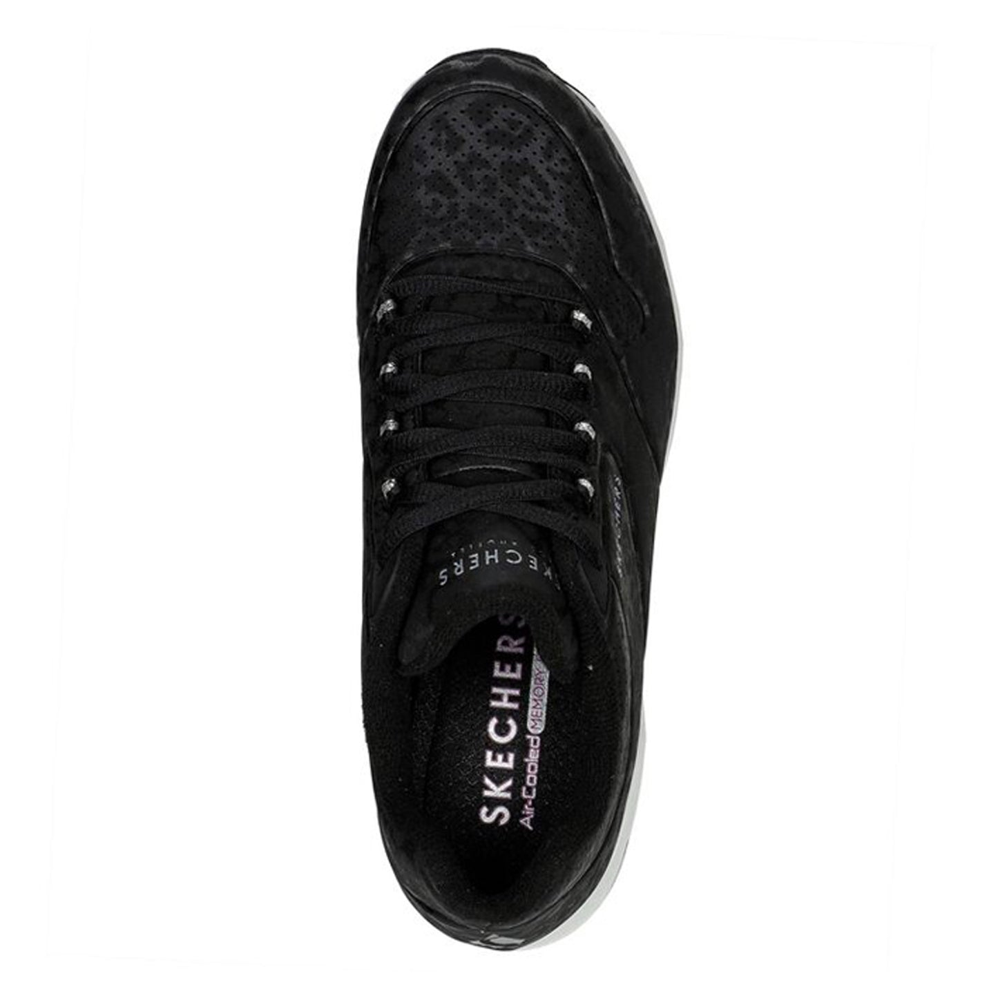 Peltz Shoes Women's Skechers Street Uno 2 - In-Kat-Neato Sneaker BLACK 155642-BLK