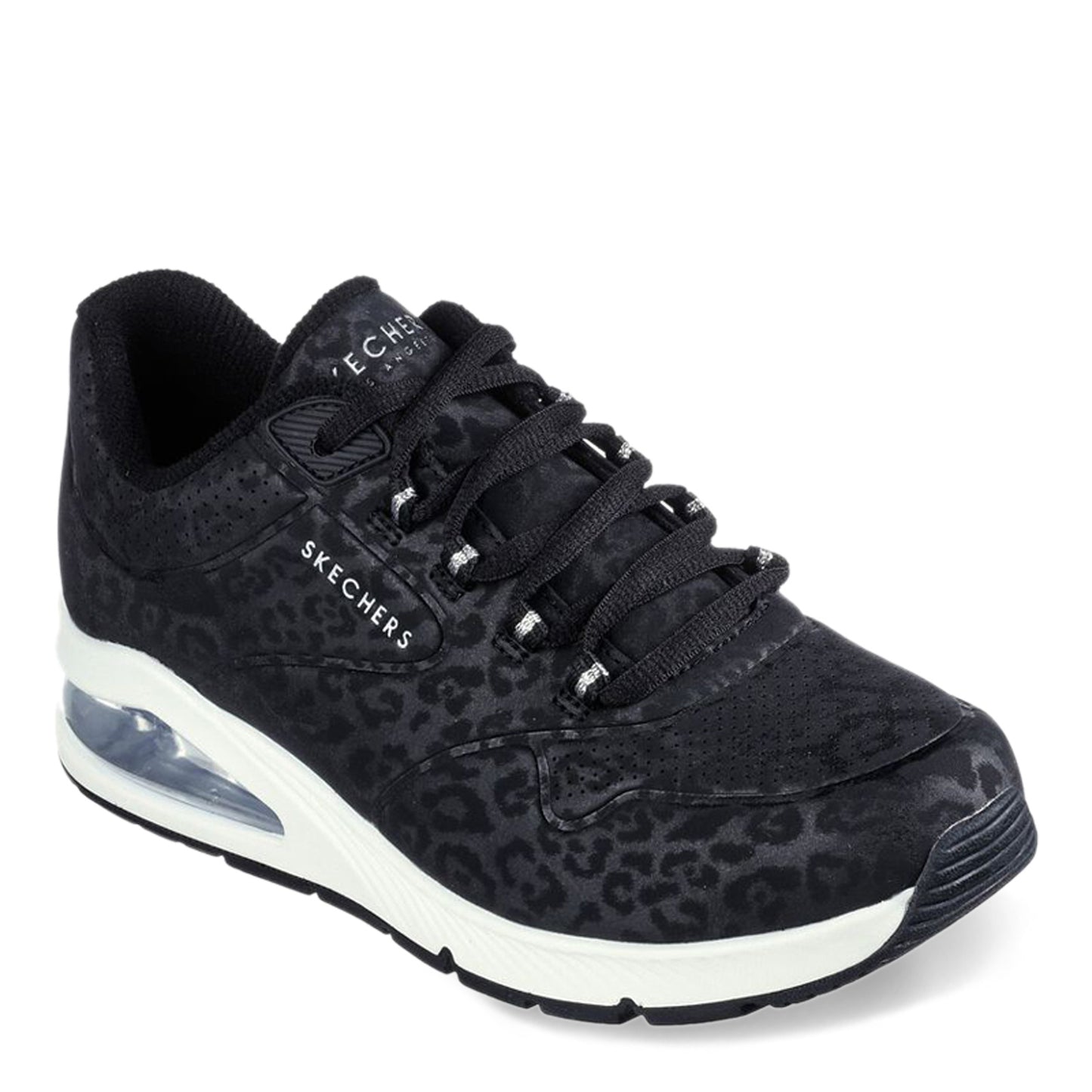Peltz Shoes Women's Skechers Street Uno 2 - In-Kat-Neato Sneaker BLACK 155642-BLK