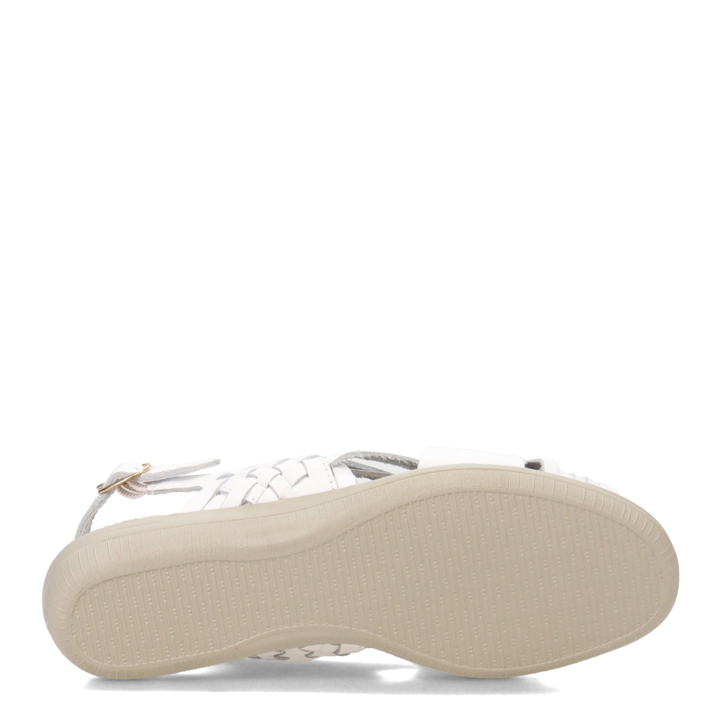 Peltz Shoes Women's Soft Spots Tela Sandal WHITE 157104