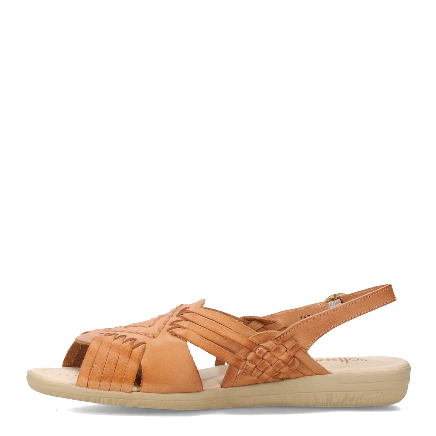 Peltz Shoes Women's Soft Spots Tela Sandal NATURAL 157119