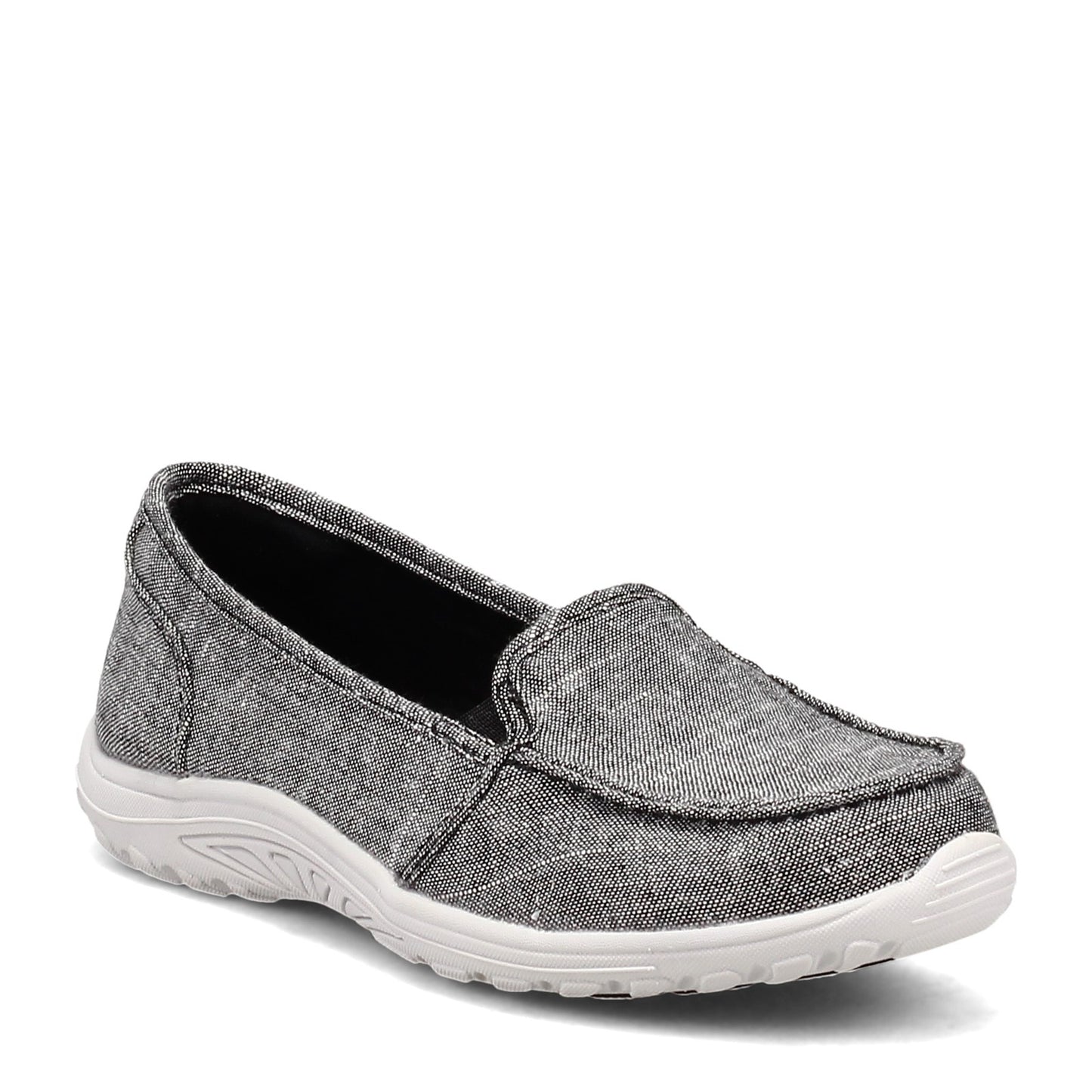 Peltz Shoes Women's Skechers Relaxed Fit: Reggae Fest - Manzanita Slip-On BLACK 158030-BLK