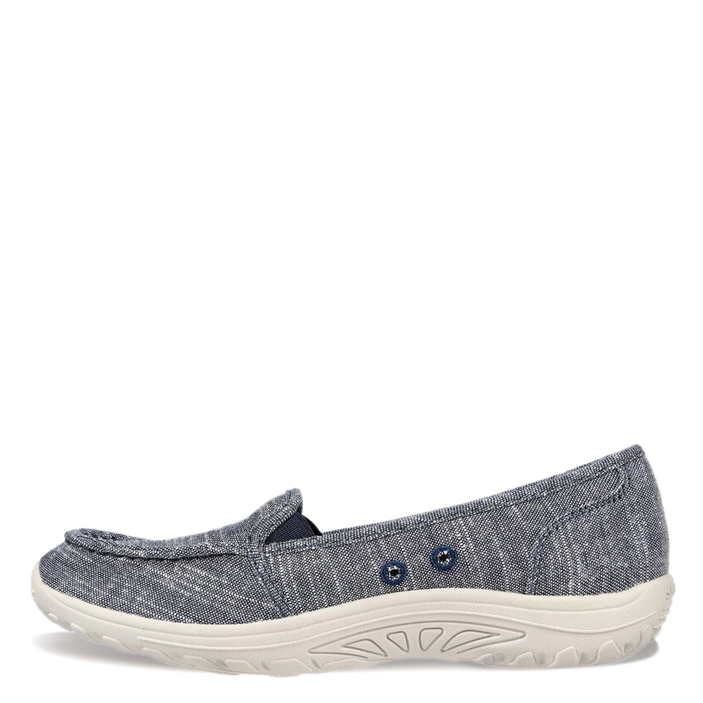 Peltz Shoes Women's Skechers Relaxed Fit: Reggae Fest - Manzanita Slip-On - Wide Width NAVY 158030W-NVY