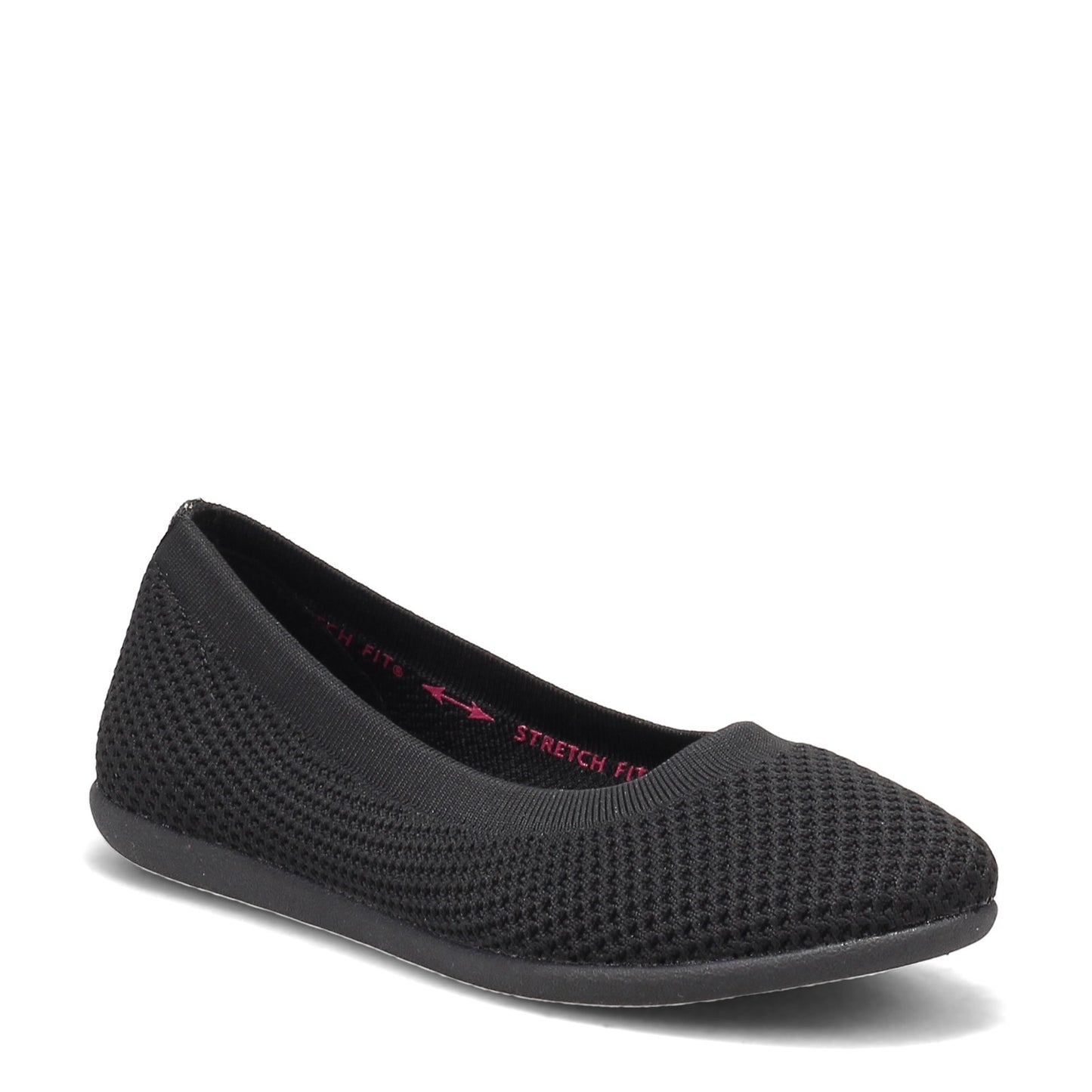 Peltz Shoes Women's Skechers Cleo Sport - What A Move Flat BLACK 158198-BBK