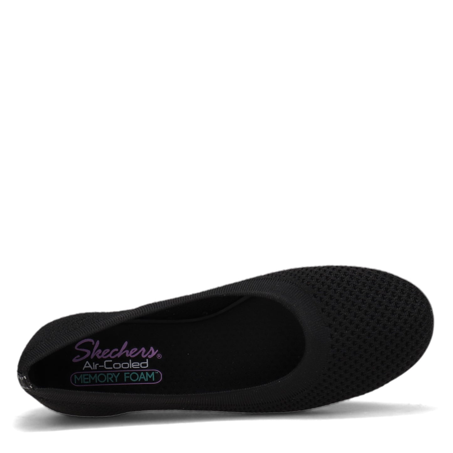 Peltz Shoes Women's Skechers Cleo Sport - What A Move Flat BLACK 158198-BBK