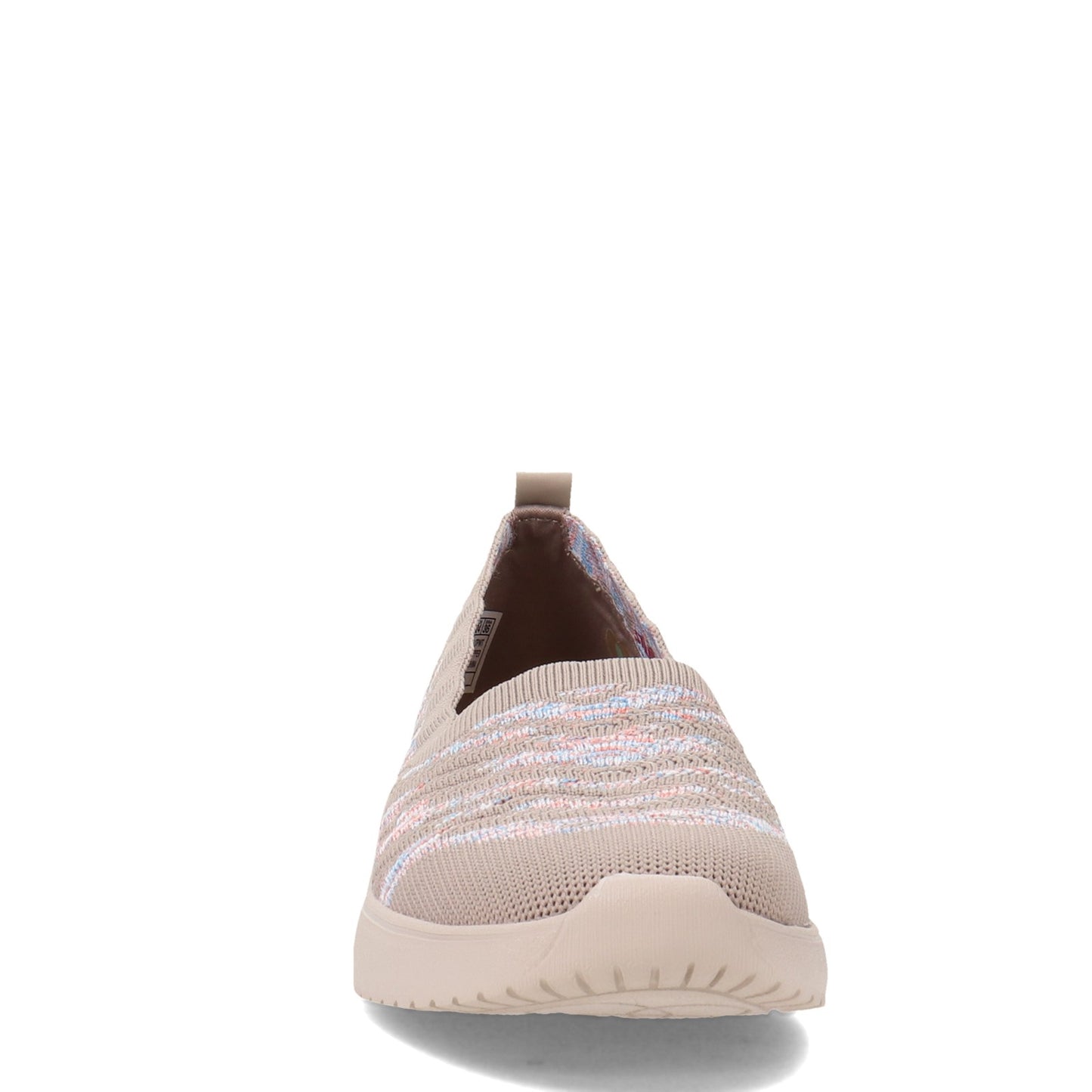 Peltz Shoes Women's Skechers Relaxed Fit: Seager Cup - My Impression Slip-On TAUPE BROWN MULTI 158472-TPMT