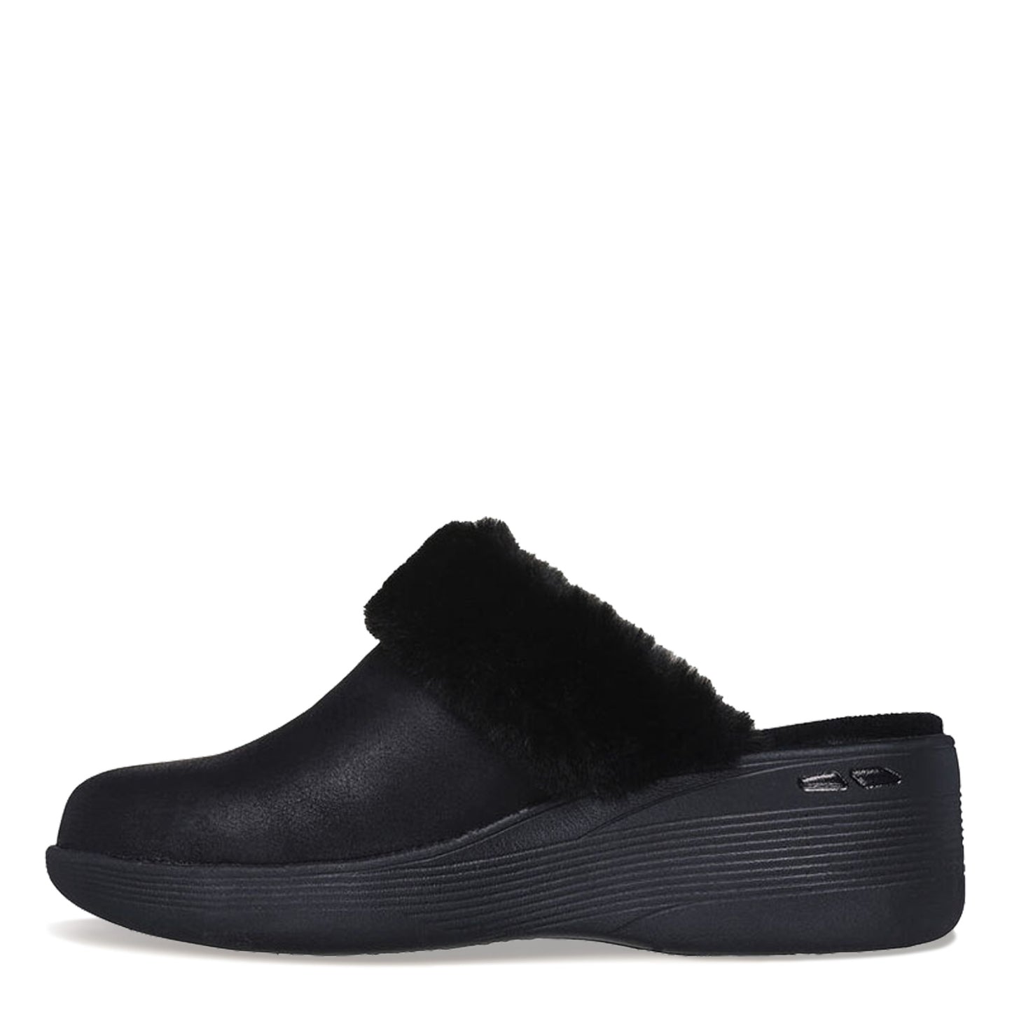 Peltz Shoes Women's Skechers Martha Stewart Pier-Lite Cozy High Clog black 158818-BBK