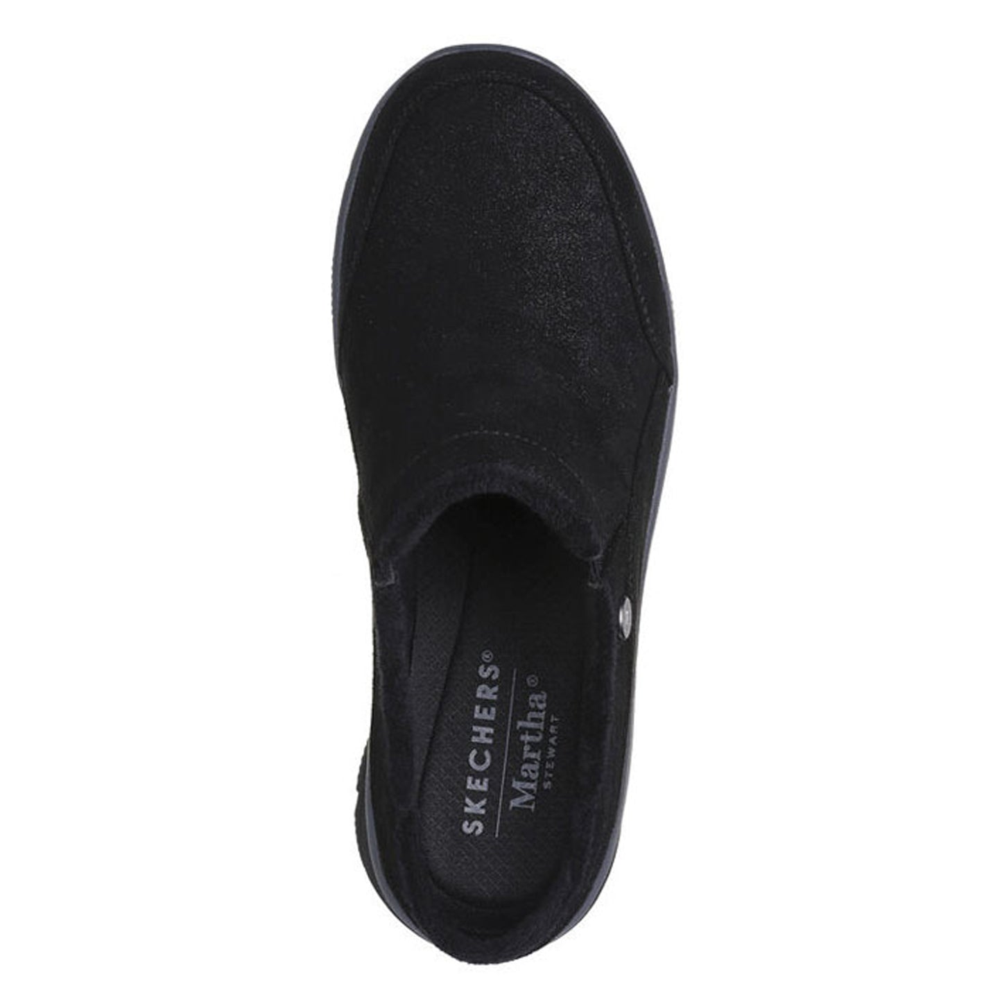 Peltz Shoes Women's Skechers Martha Stewart x Skechers Relaxed Fit Easy Going Clog Black 158824-BBK