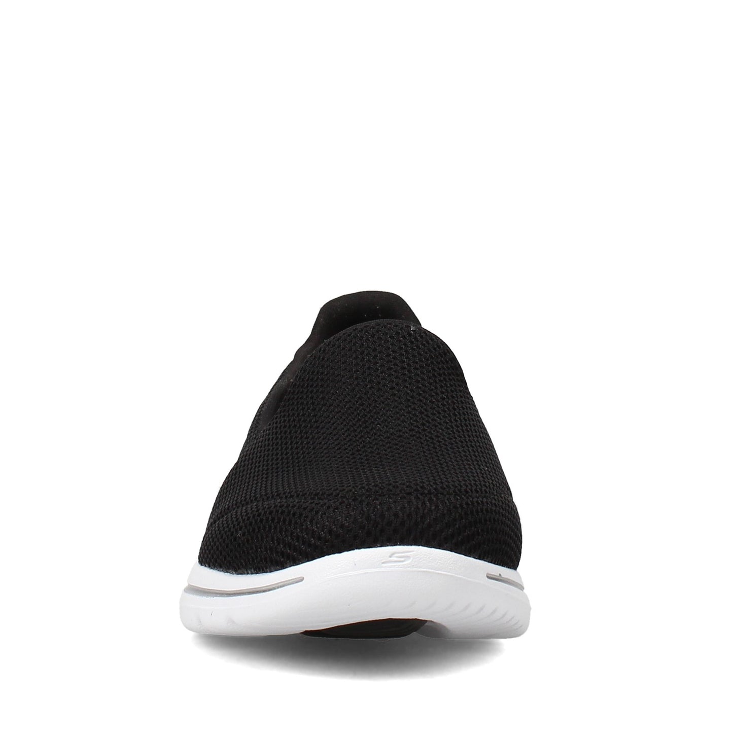 Peltz Shoes Women's Skechers Performance Go Walk 5 Slip-On - Wide Width BLACK / WHITE 15901W-BKW