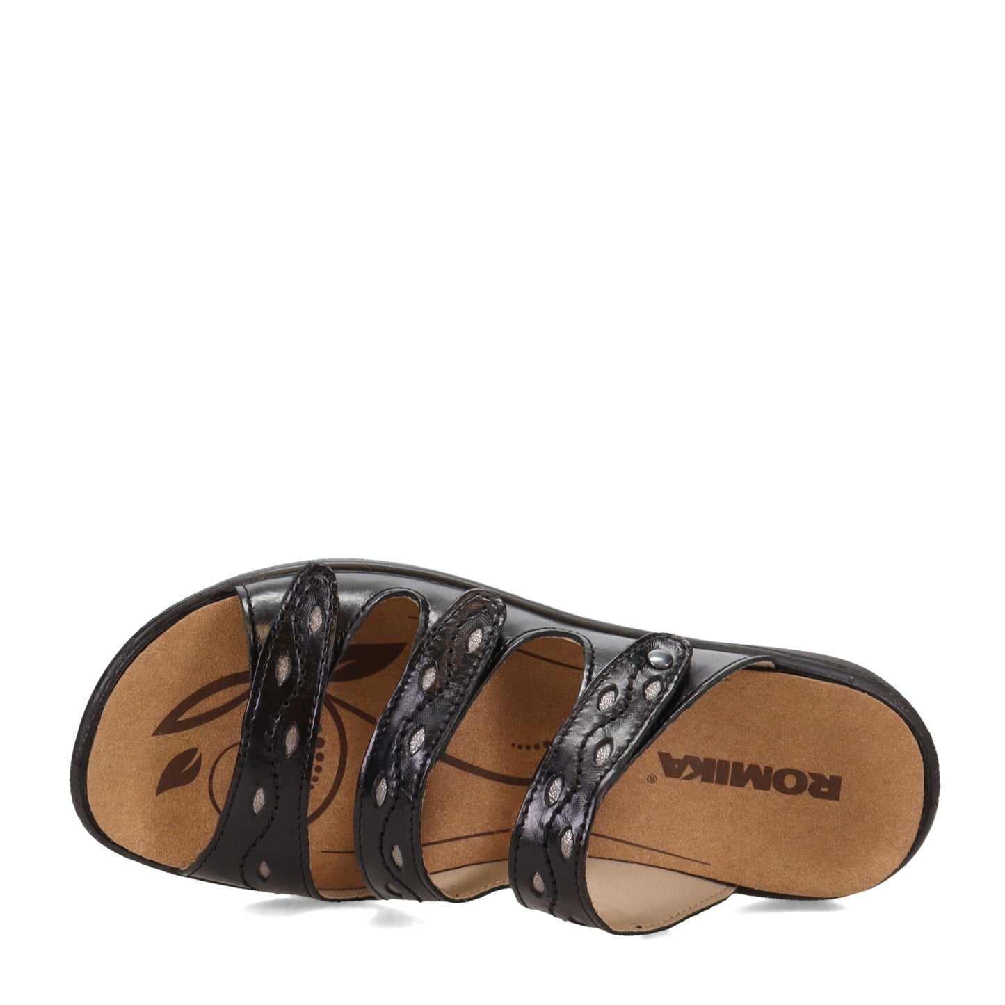 Peltz Shoes Women's Romika Ibiza 66 Sandal BLACK 16066-43100
