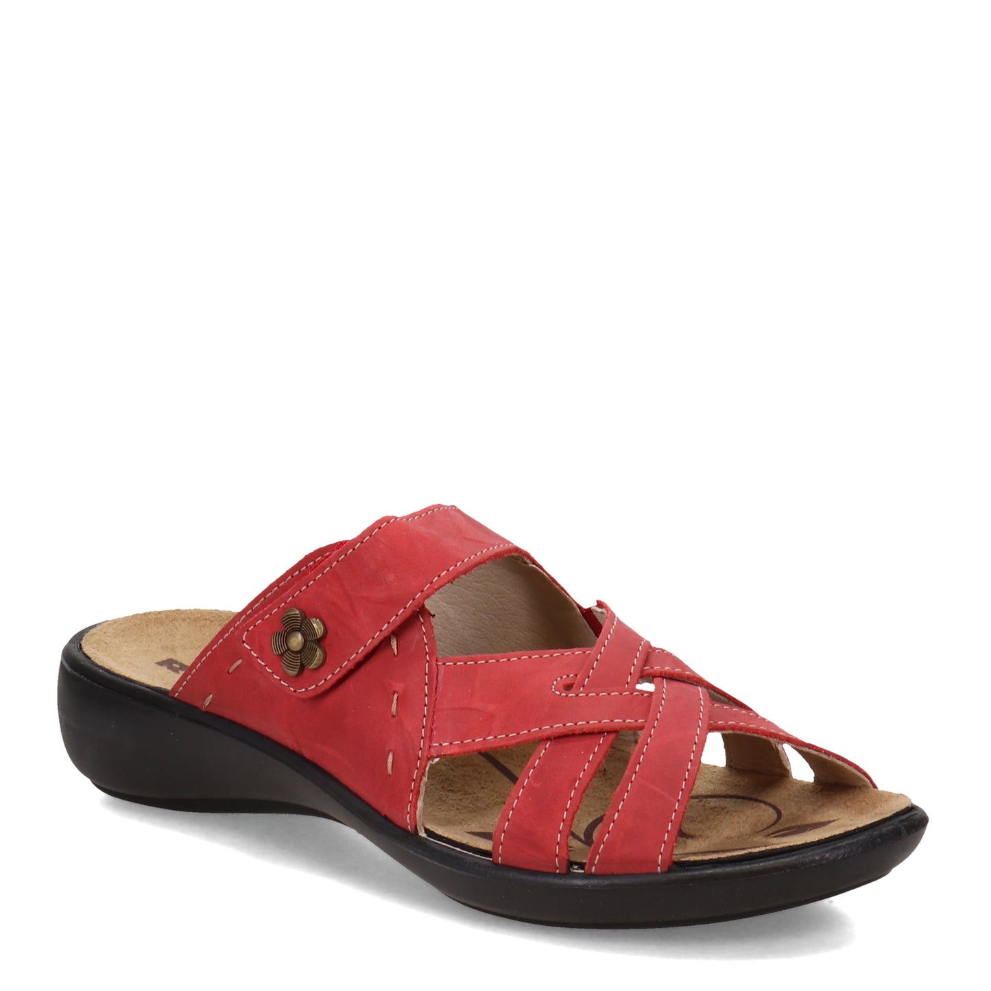 Peltz Shoes Women's Romika Ibiza 99 Slide Sandal HIBISCUS GARDEN 16099-40450
