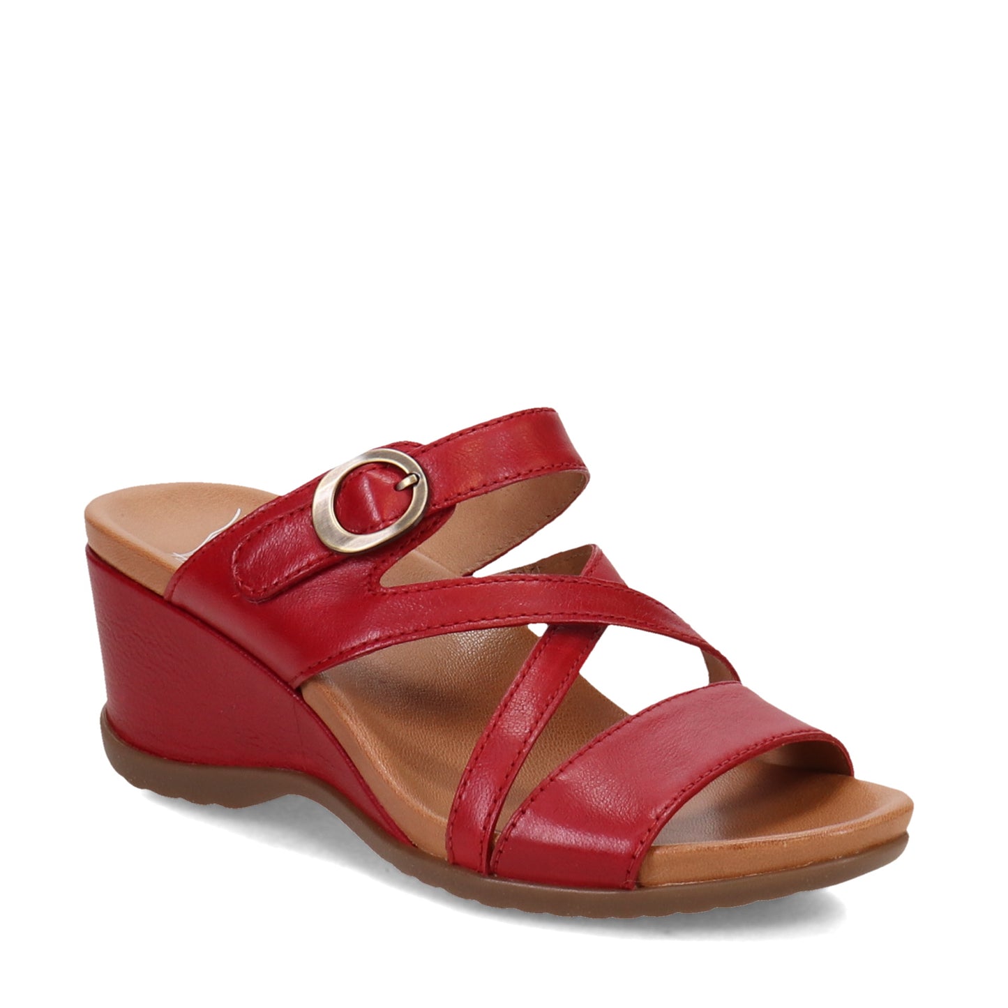 Peltz Shoes Women's Dansko Ana Sandal Red 1610-041200