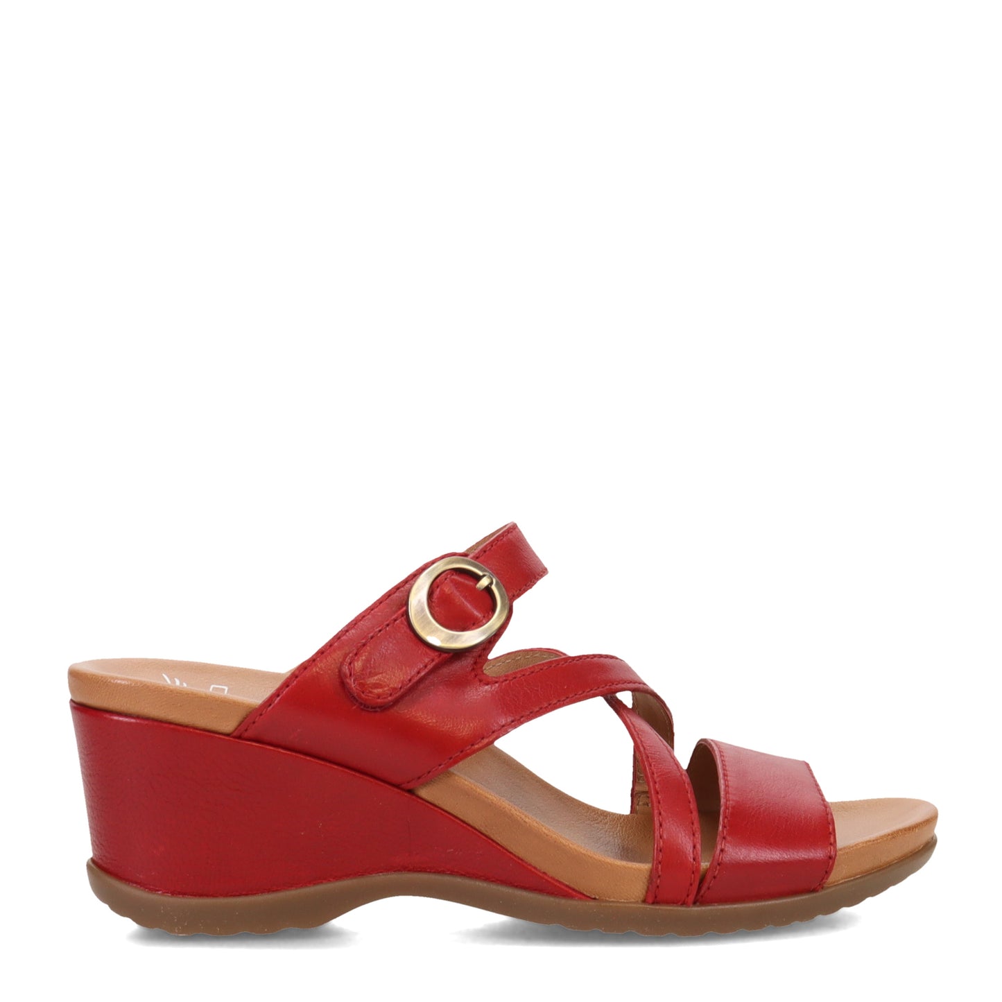 Peltz Shoes Women's Dansko Ana Sandal Red 1610-041200