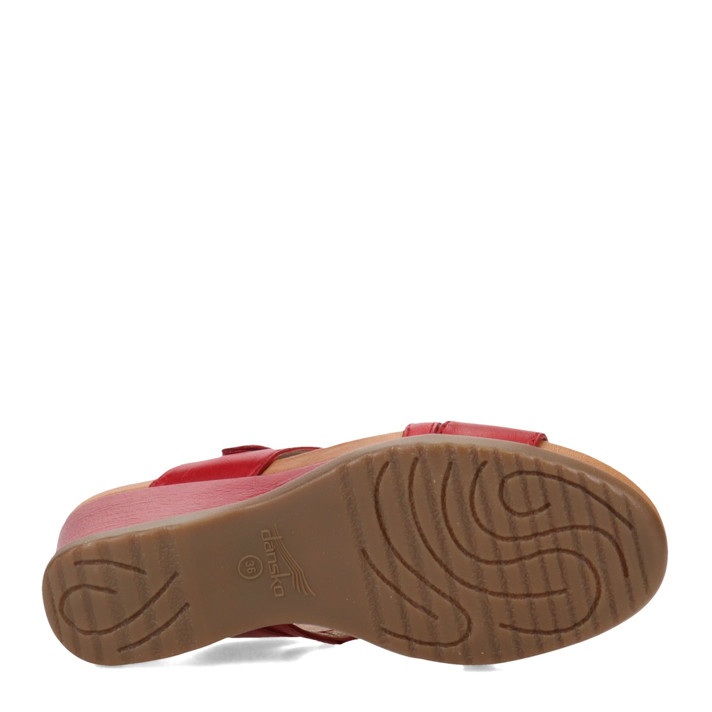Peltz Shoes Women's Dansko Ana Sandal Red 1610-041200