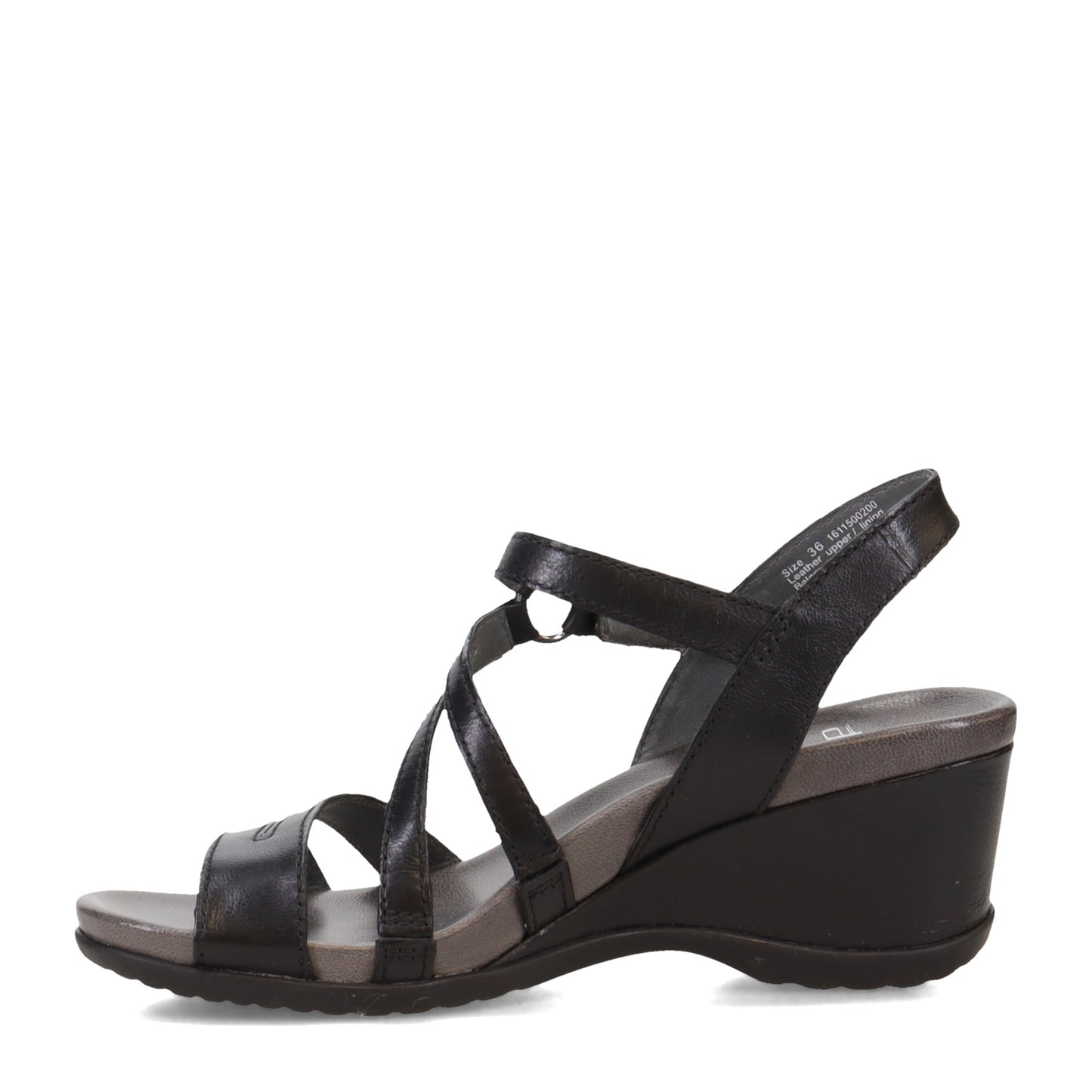 Peltz Shoes Women's Dansko Addyson Sandal Black 1611-500200