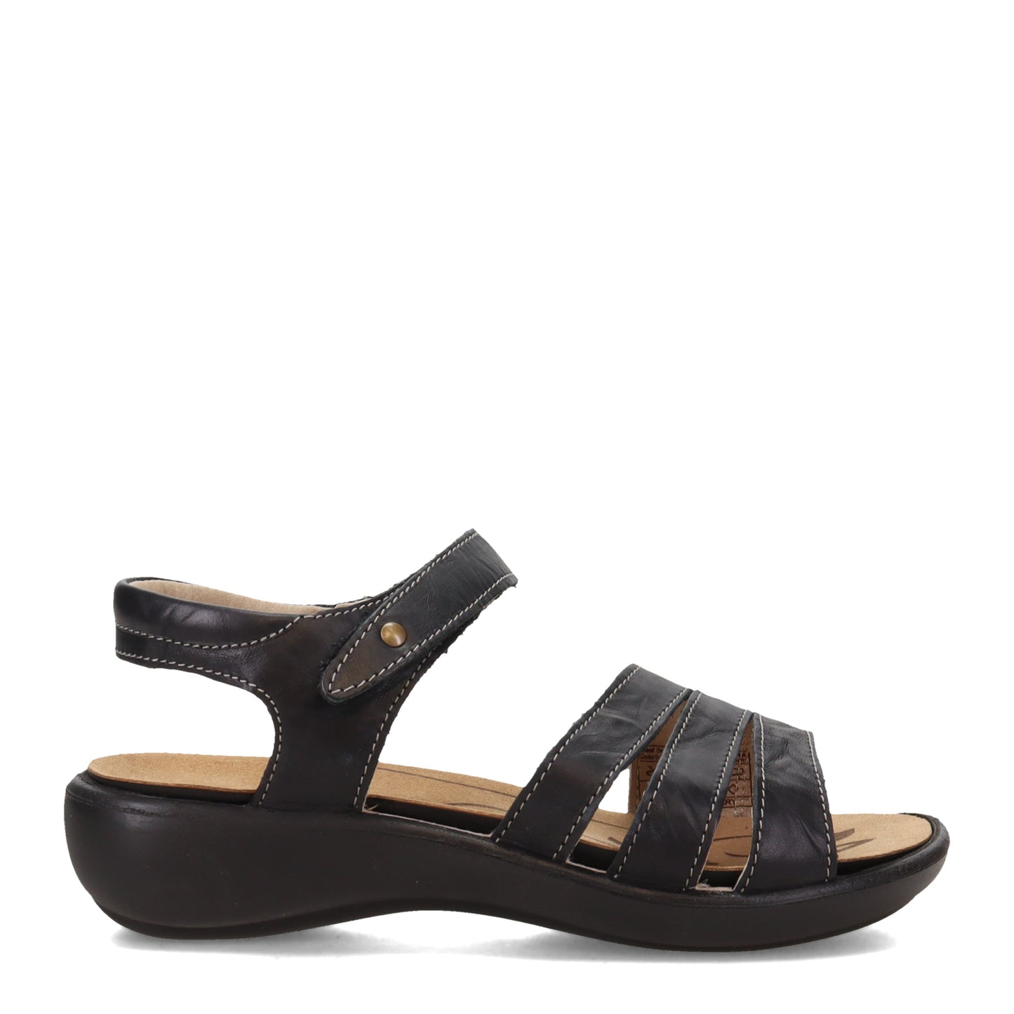 Peltz Shoes Women's Romika Ibiza 111 Sandal BLACK CAPRI 16111-40100