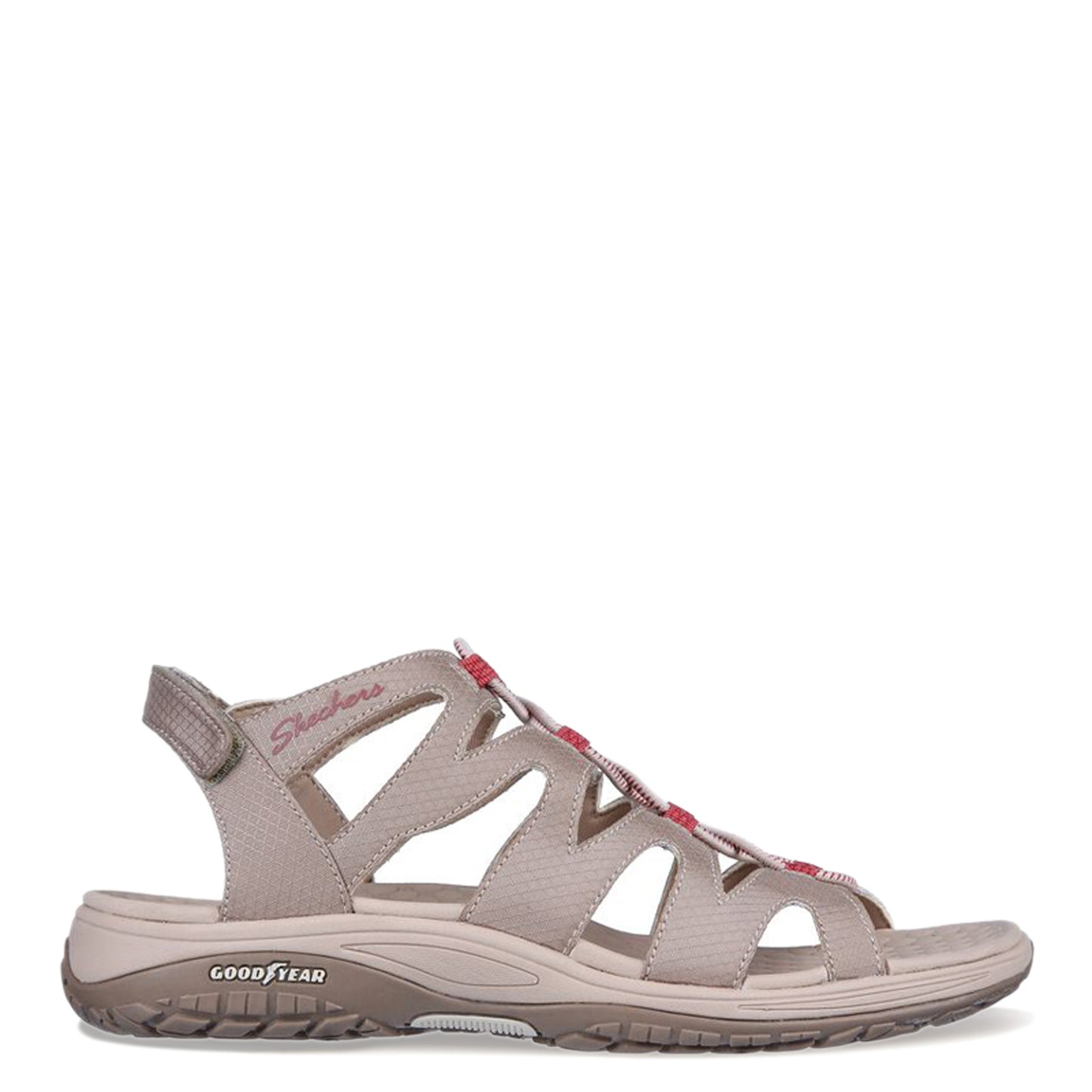 Peltz Shoes Women's Skechers Lomell - Everchanging Sandal TAUPE 163142-TPE