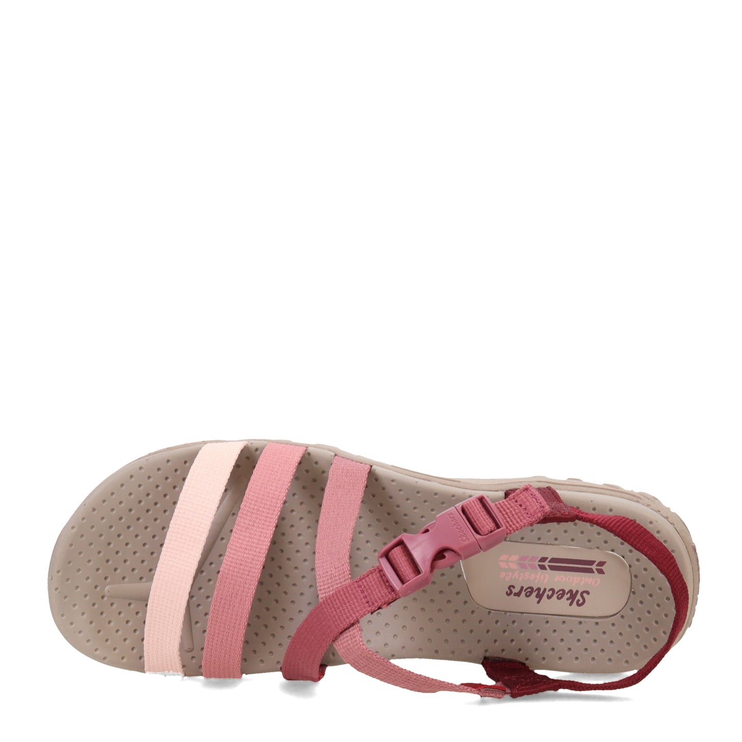 Peltz Shoes Women's Skechers Reggae - On the Coast Sandal MAUVE 163300-MVE