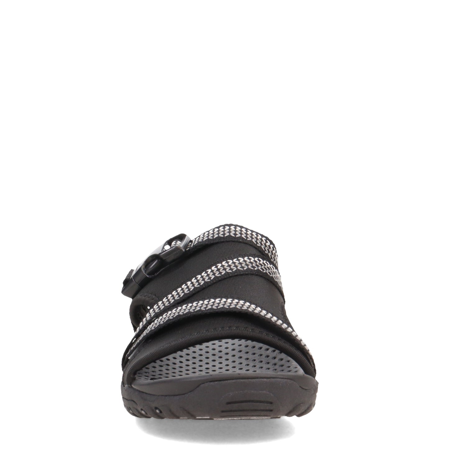 Peltz Shoes Women's Skechers Reggae - Slide Thru Sandal BLACK 163348-BLK