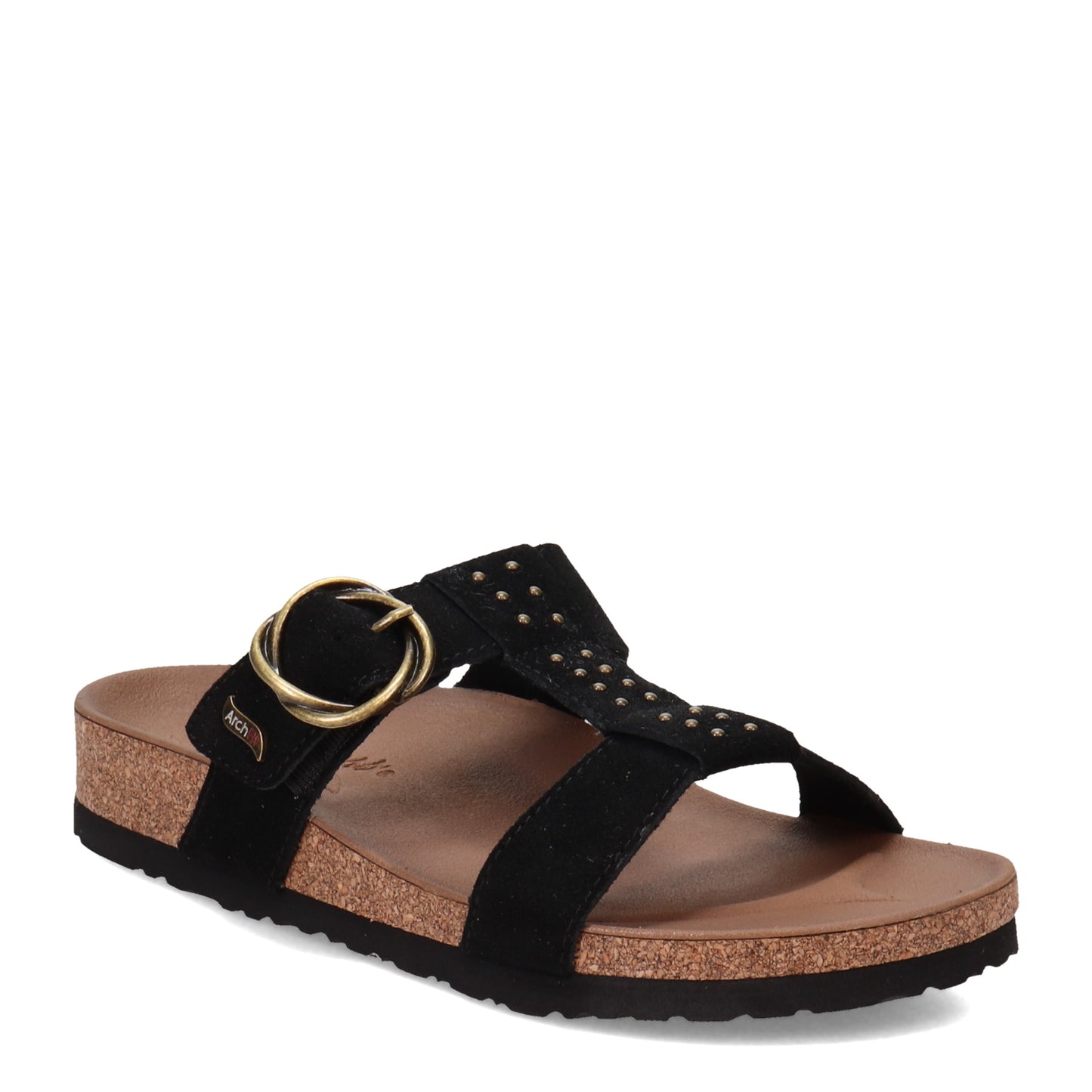 Peltz Shoes Women's Skechers Arch Fit Granola - Sun-Days Sandal BLACK 163351-BLK