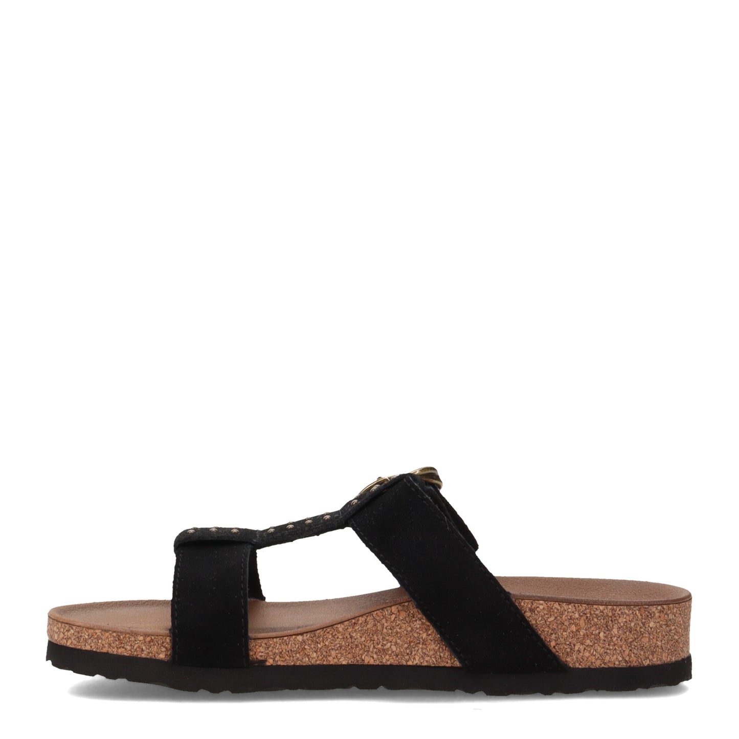 Peltz Shoes Women's Skechers Arch Fit Granola - Sun-Days Sandal BLACK 163351-BLK