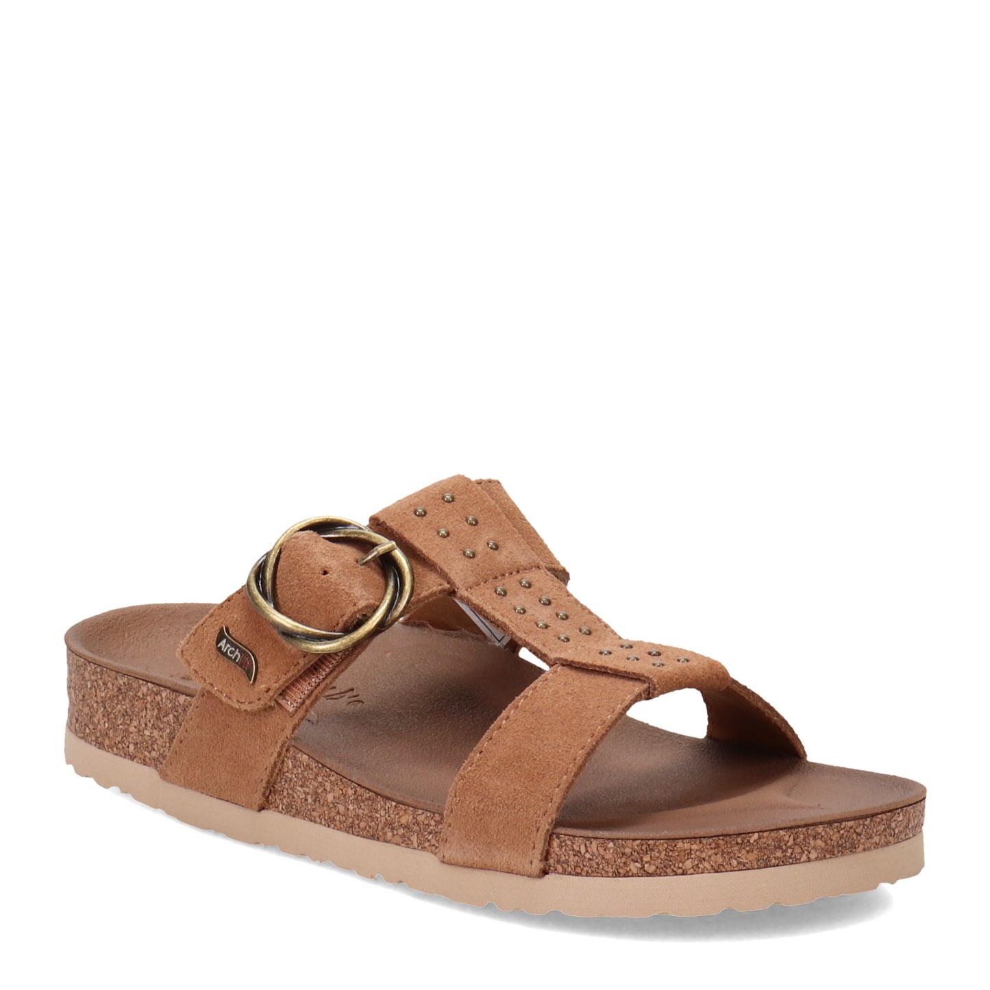 Peltz Shoes Women's Skechers Arch Fit Granola - Sun-Days Sandal TAN 163351-TAN
