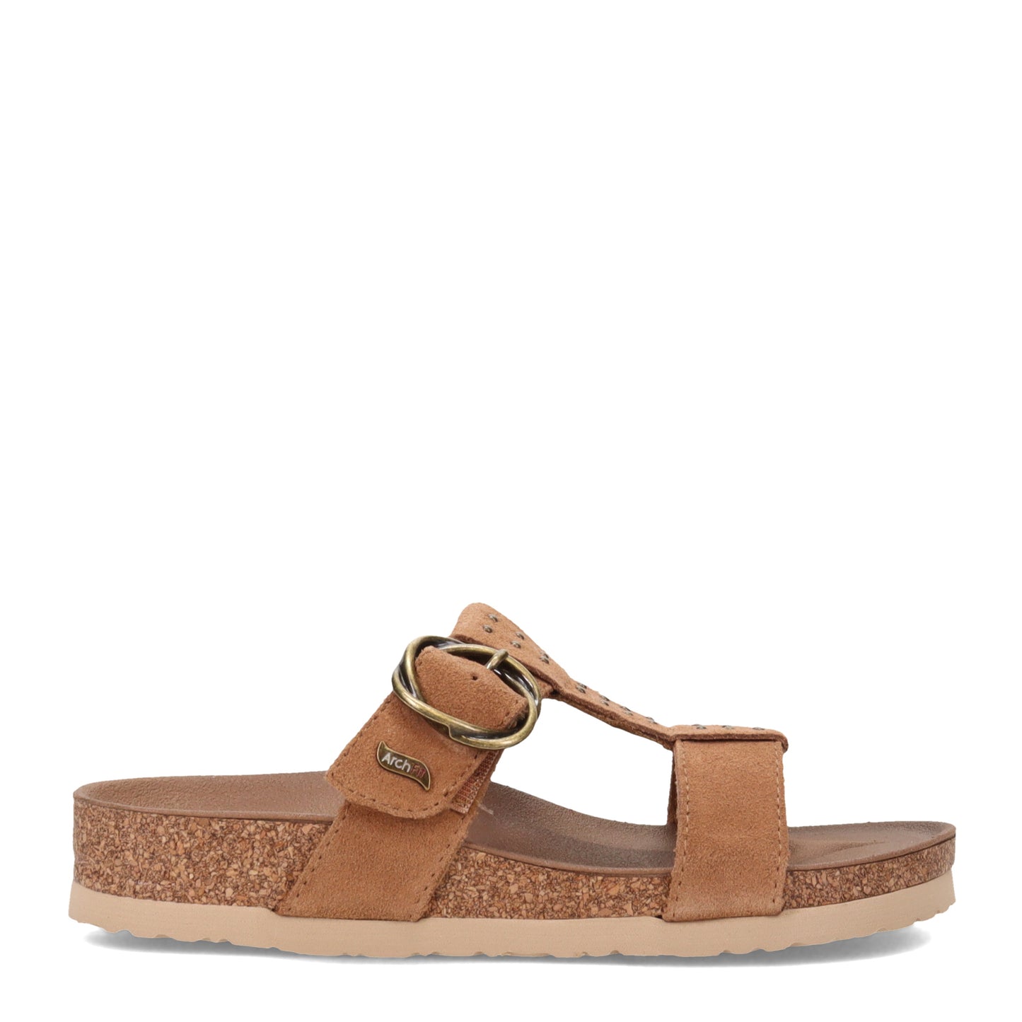 Peltz Shoes Women's Skechers Arch Fit Granola - Sun-Days Sandal TAN 163351-TAN