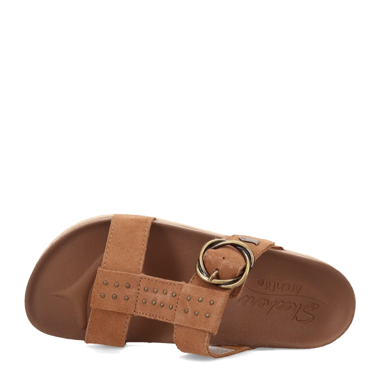 Peltz Shoes Women's Skechers Arch Fit Granola - Sun-Days Sandal TAN 163351-TAN