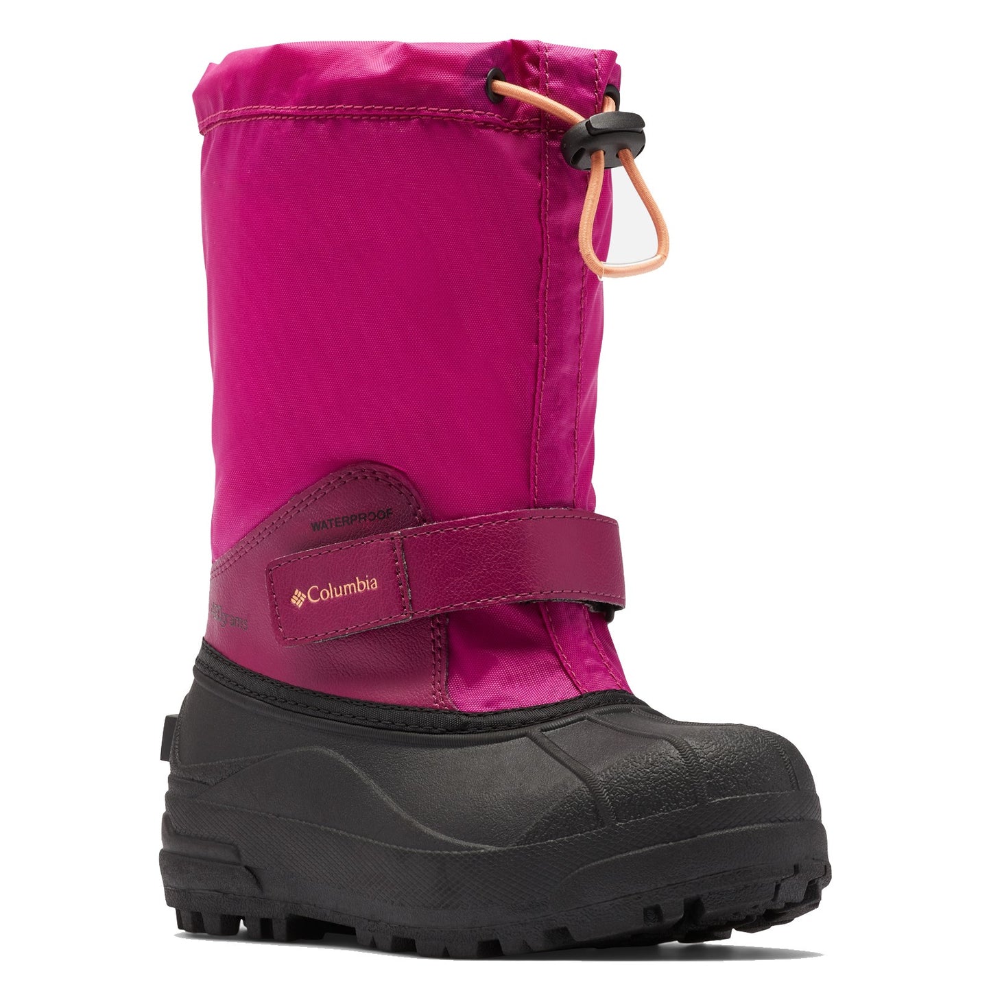 Peltz Shoes Kid's Columbia Powderbug Forty Snow Boot - Little Kid & Big Kid FUCHSIA 1637901-665