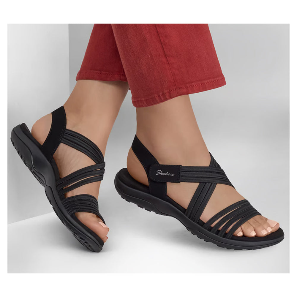   レディース バスケット スティッチ トゥーク Women's Skechers, Reggae Slim - Sunnyside 2.0 Sandal ‐ Peltz Shoes