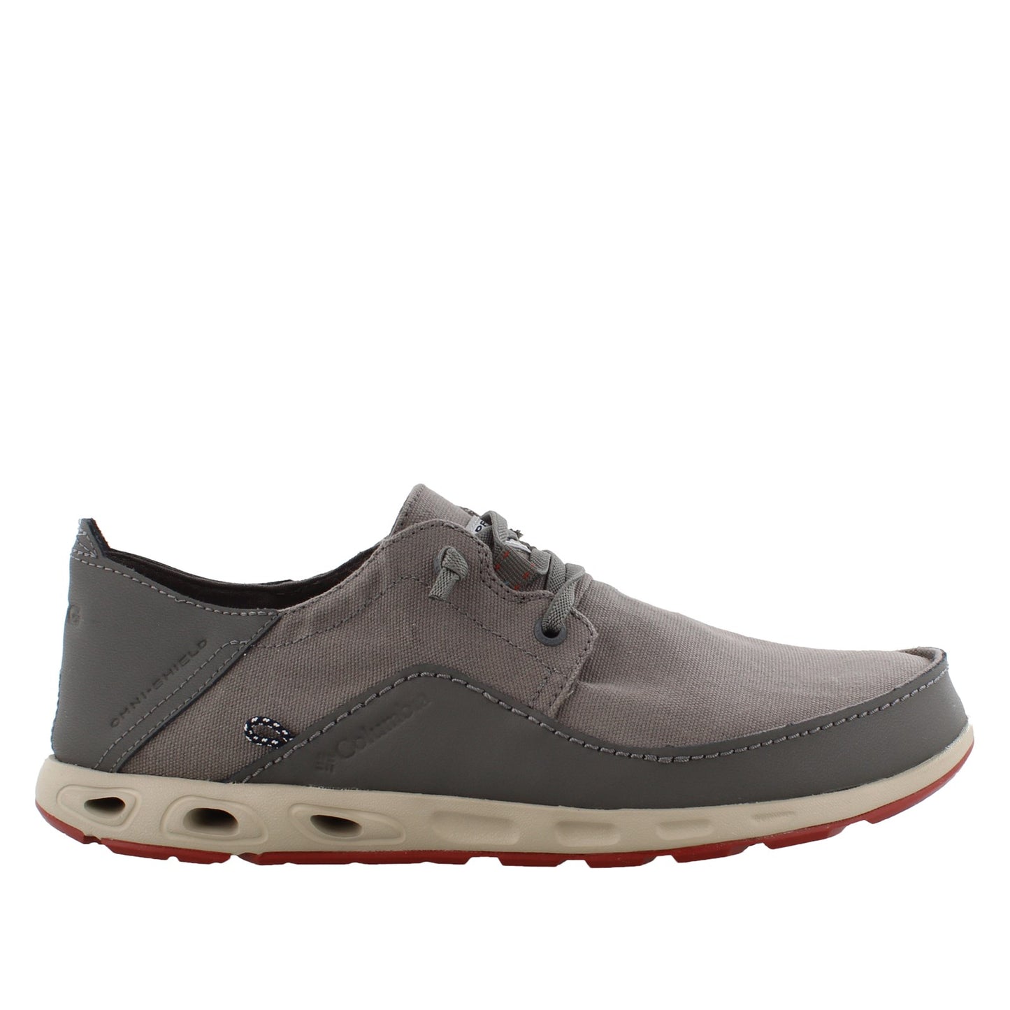 Peltz Shoes Men's Columbia PFG Bahama Vent Relaxed PFG Slip on Shoes GRAY 1661511-023