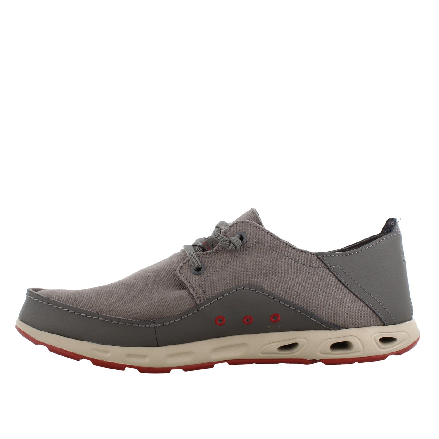 Peltz Shoes Men's Columbia PFG Bahama Vent Relaxed PFG Slip on Shoes GRAY 1661511-023