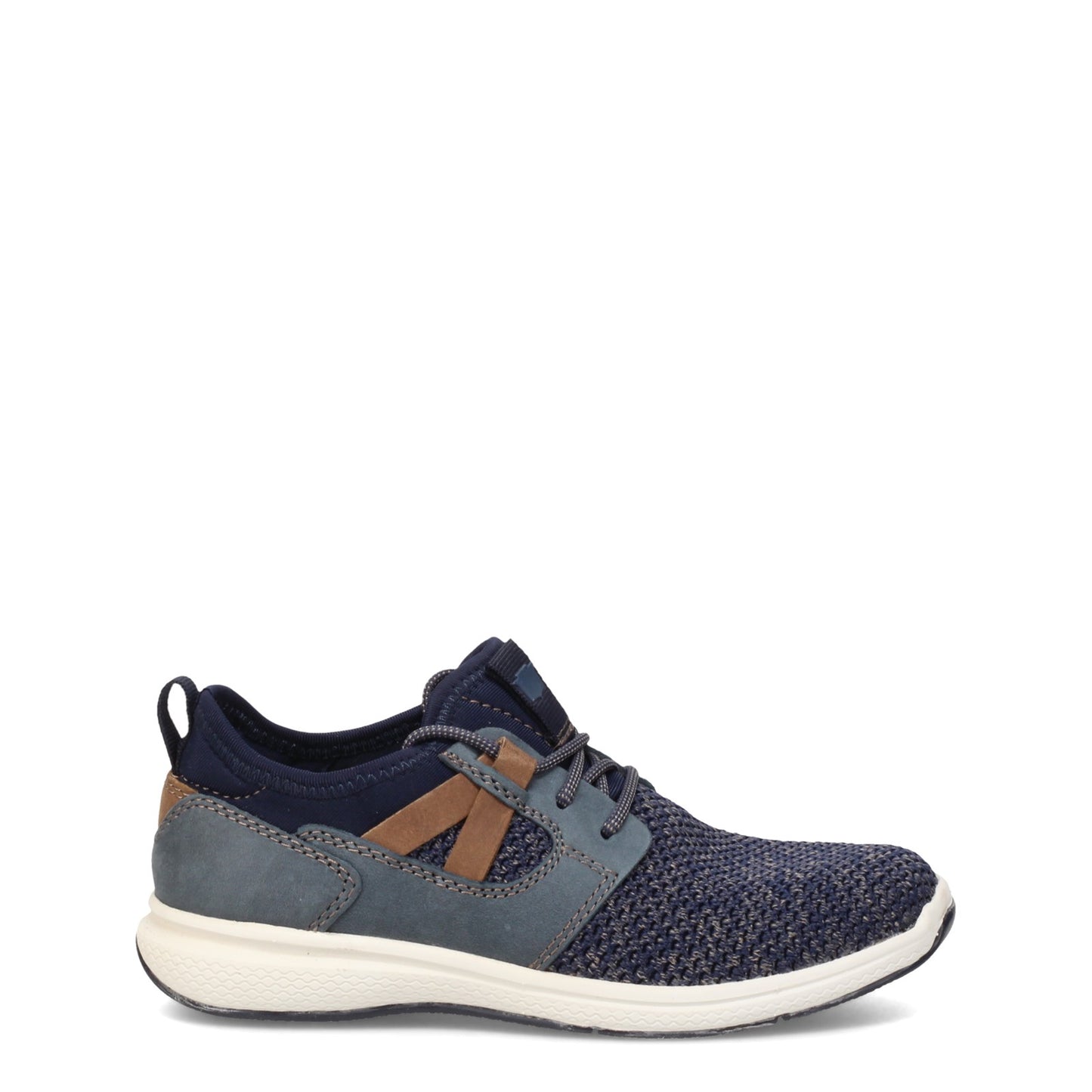 Peltz Shoes Boy's Florsheim Great Lakes Knit Plain Toe Sneaker - Little Kid & Big Kid NAVY 16671-410