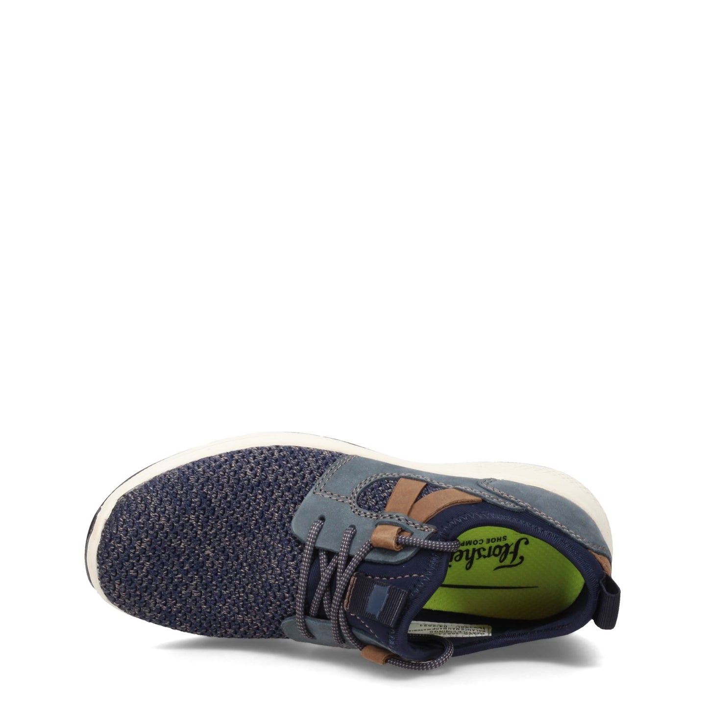 Peltz Shoes Boy's Florsheim Great Lakes Knit Plain Toe Sneaker - Little Kid & Big Kid NAVY 16671-410