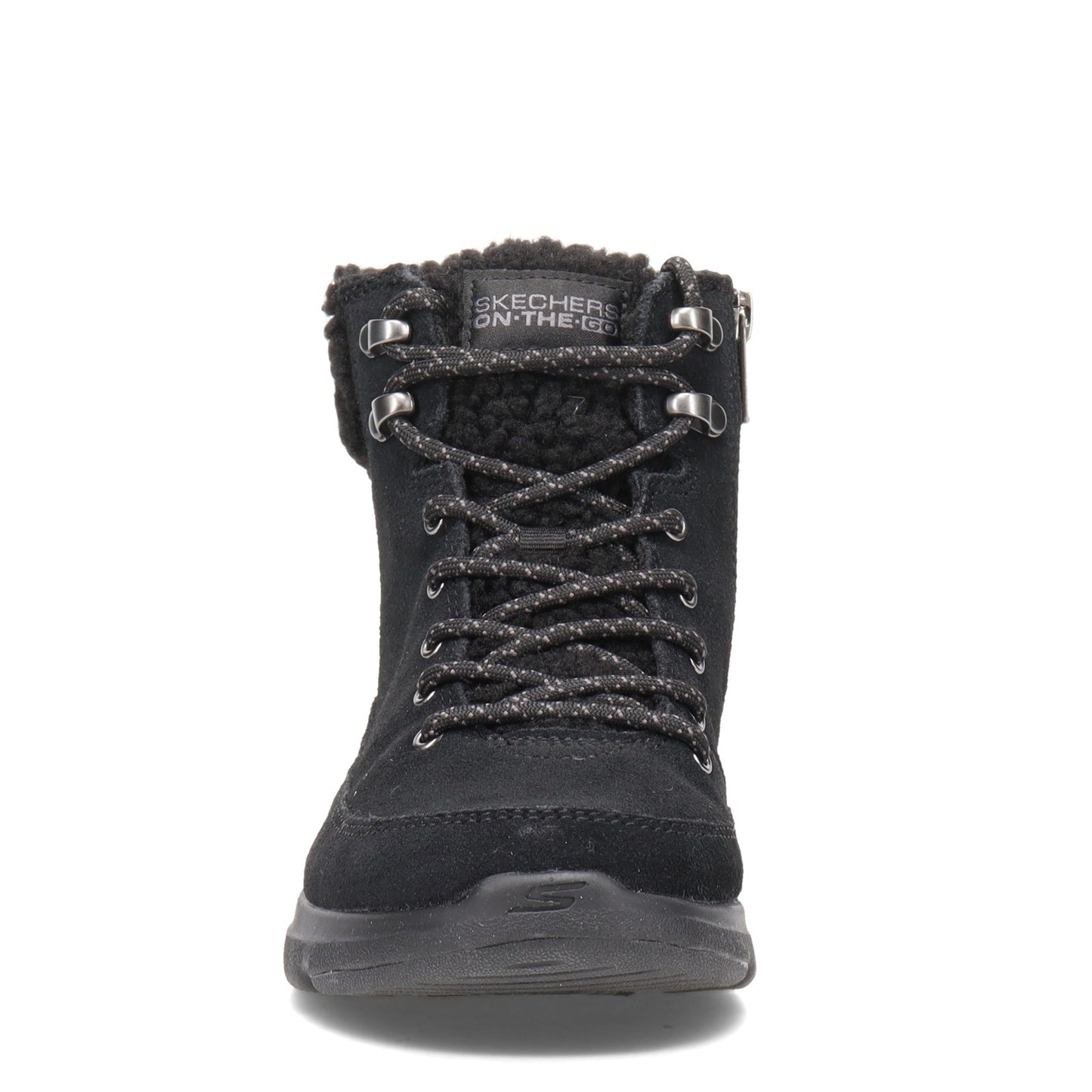 Peltz Shoes Women's Skechers On the GO Glacial Woodlands Boot BLACK 16677-BBK