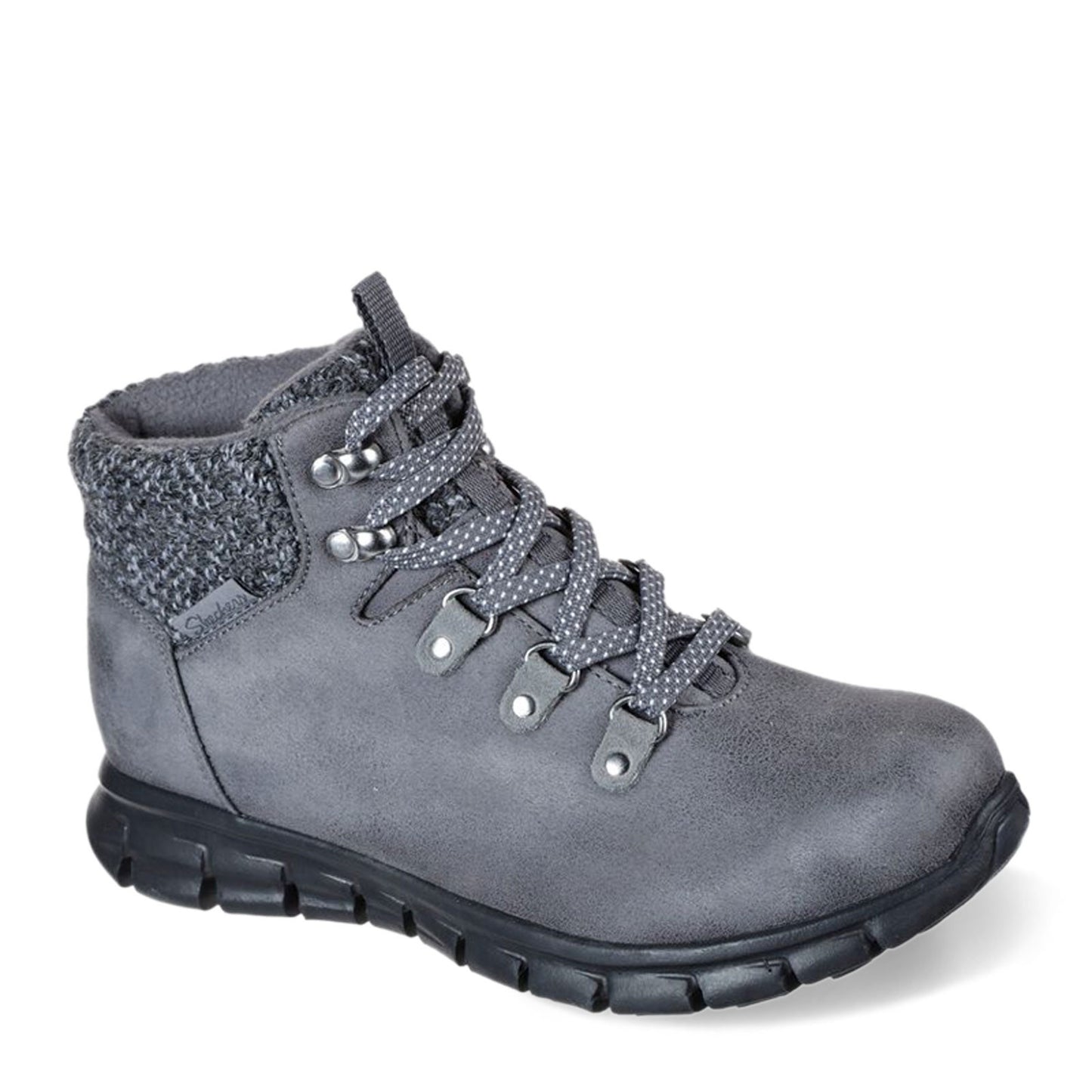 Peltz Shoes Women's Skechers Synergy - Cold Daze Boot Charcoal 167200-CCL