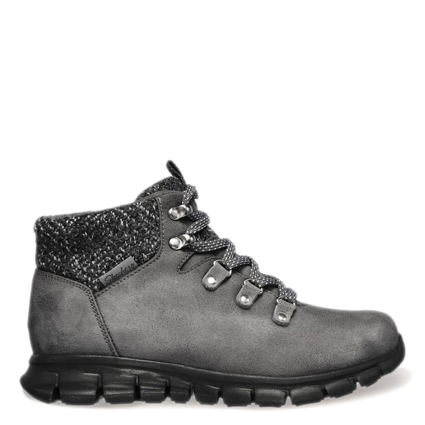 Peltz Shoes Women's Skechers Synergy - Cold Daze Boot Charcoal 167200-CCL