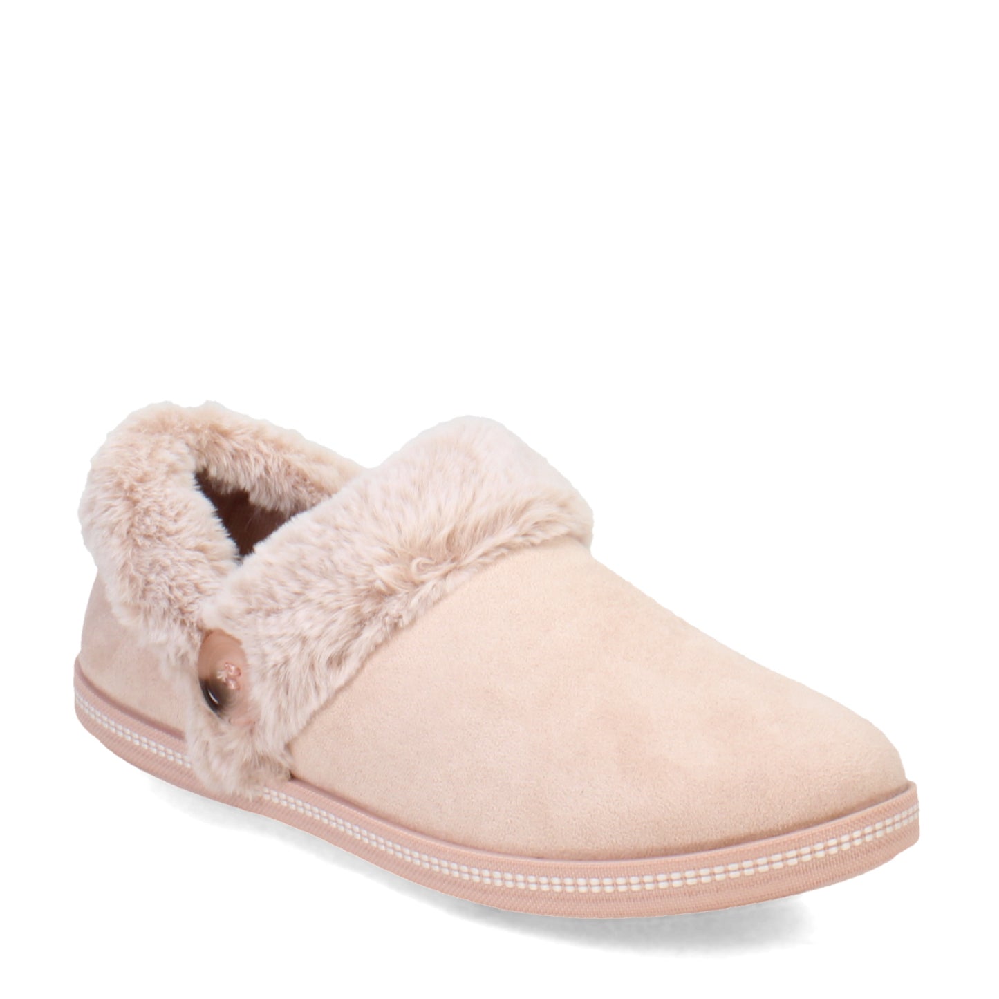 Peltz Shoes Women's Skechers Cozy Campfire Fresh Toast Slipper Blush 167219-BLSH