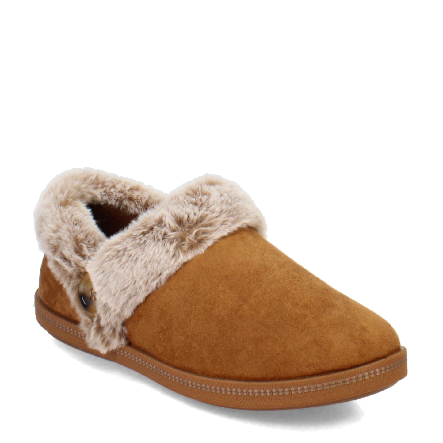 Peltz Shoes Women's Skechers Cozy Campfire Fresh Toast Slipper Chestnut 167219-CSNT
