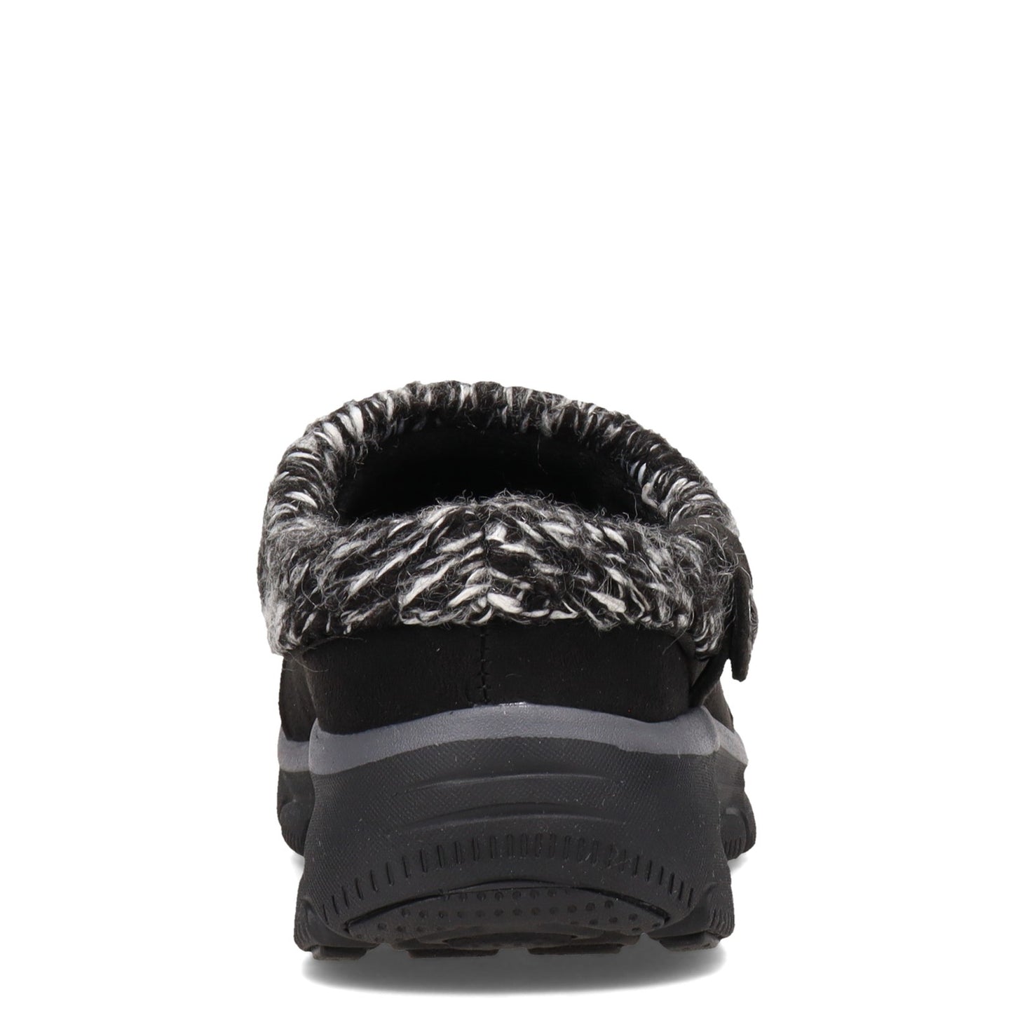 Peltz Shoes Women's Skechers Easy Going - Good Duo Fold Clog Black 167263-BLK