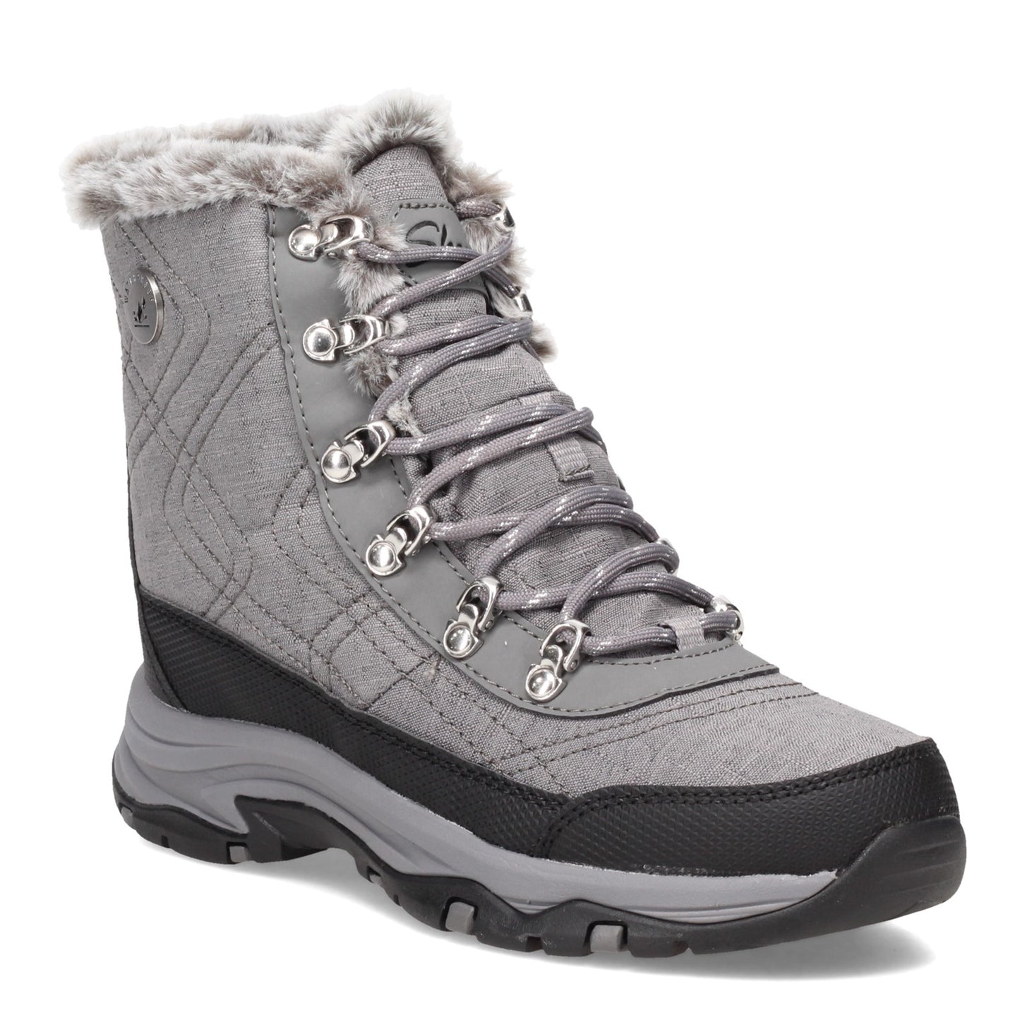 Peltz Shoes Women's Skechers Trego - Cold Blues Boot Charcoal 167283-CCL