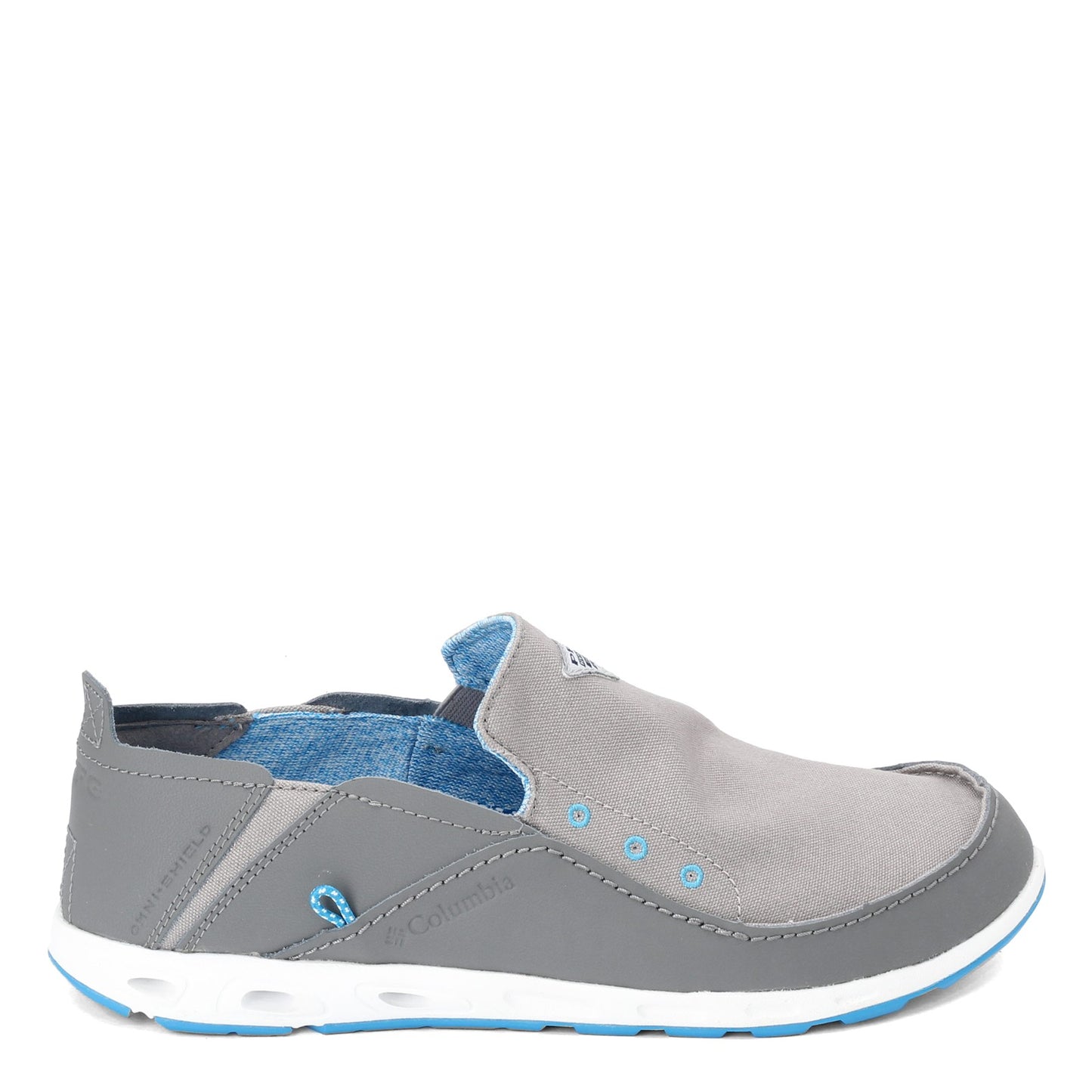 Peltz Shoes Men's Columbia Bahama Vent PFG Slip-On GREY BLUE 1673141-029